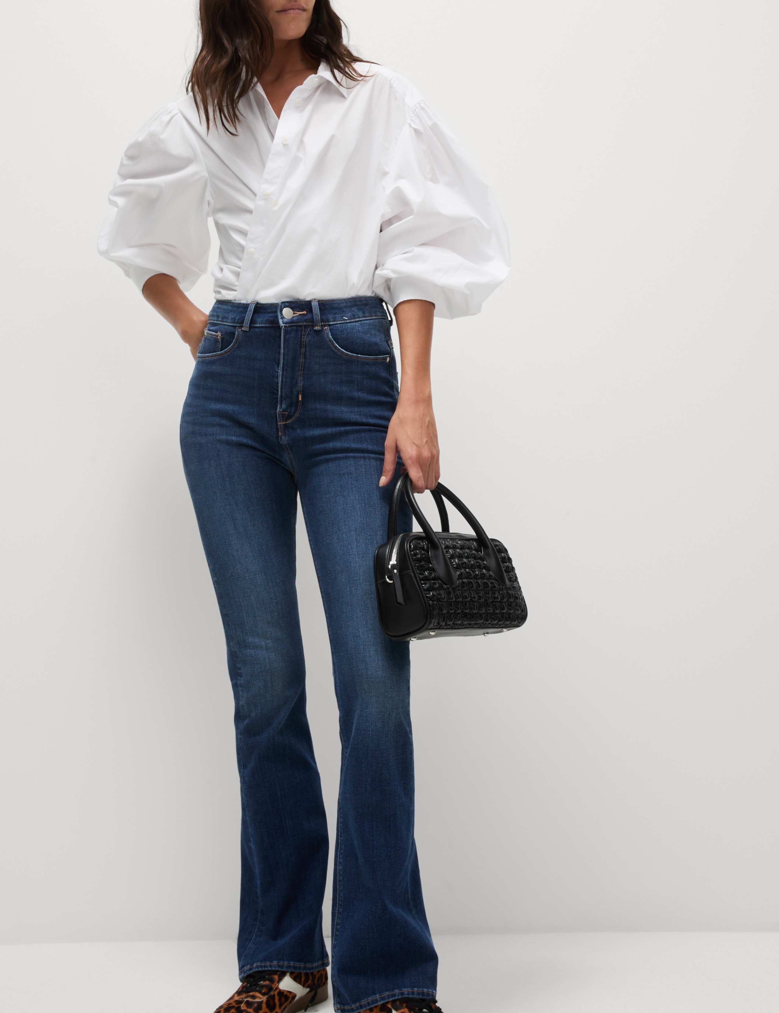 Magic Shaping High Waisted Slim Flare Jeans 7 of 7