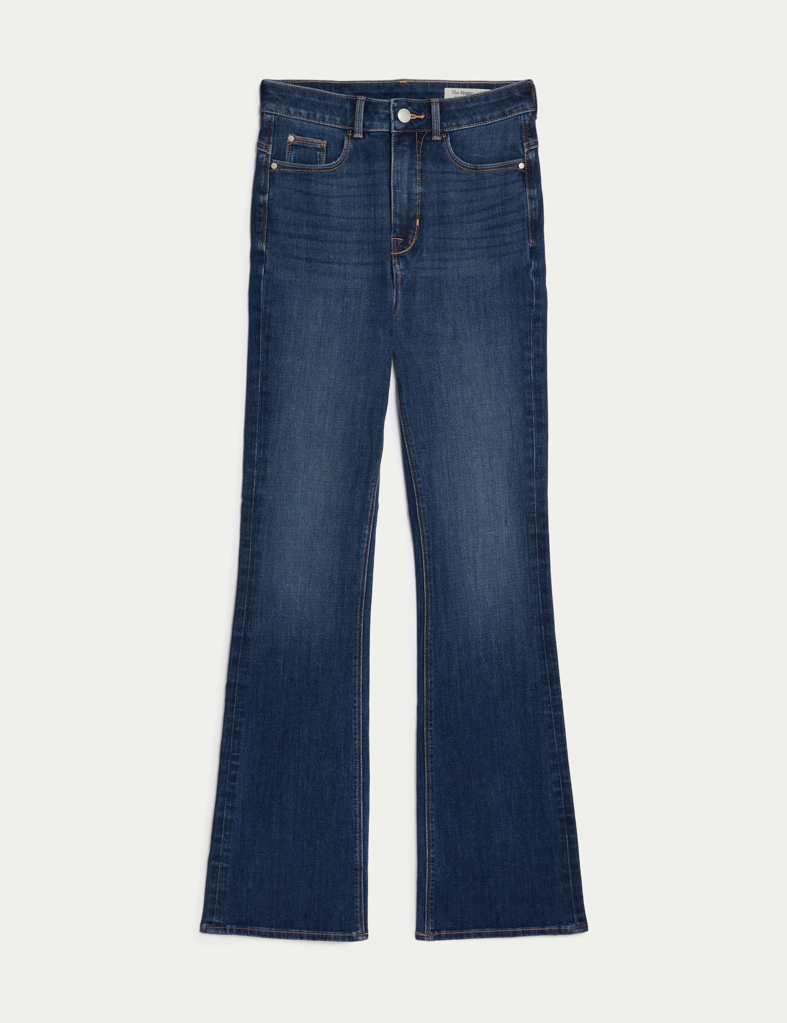 Magic Shaping High Waisted Slim Flare Jeans 2 of 7