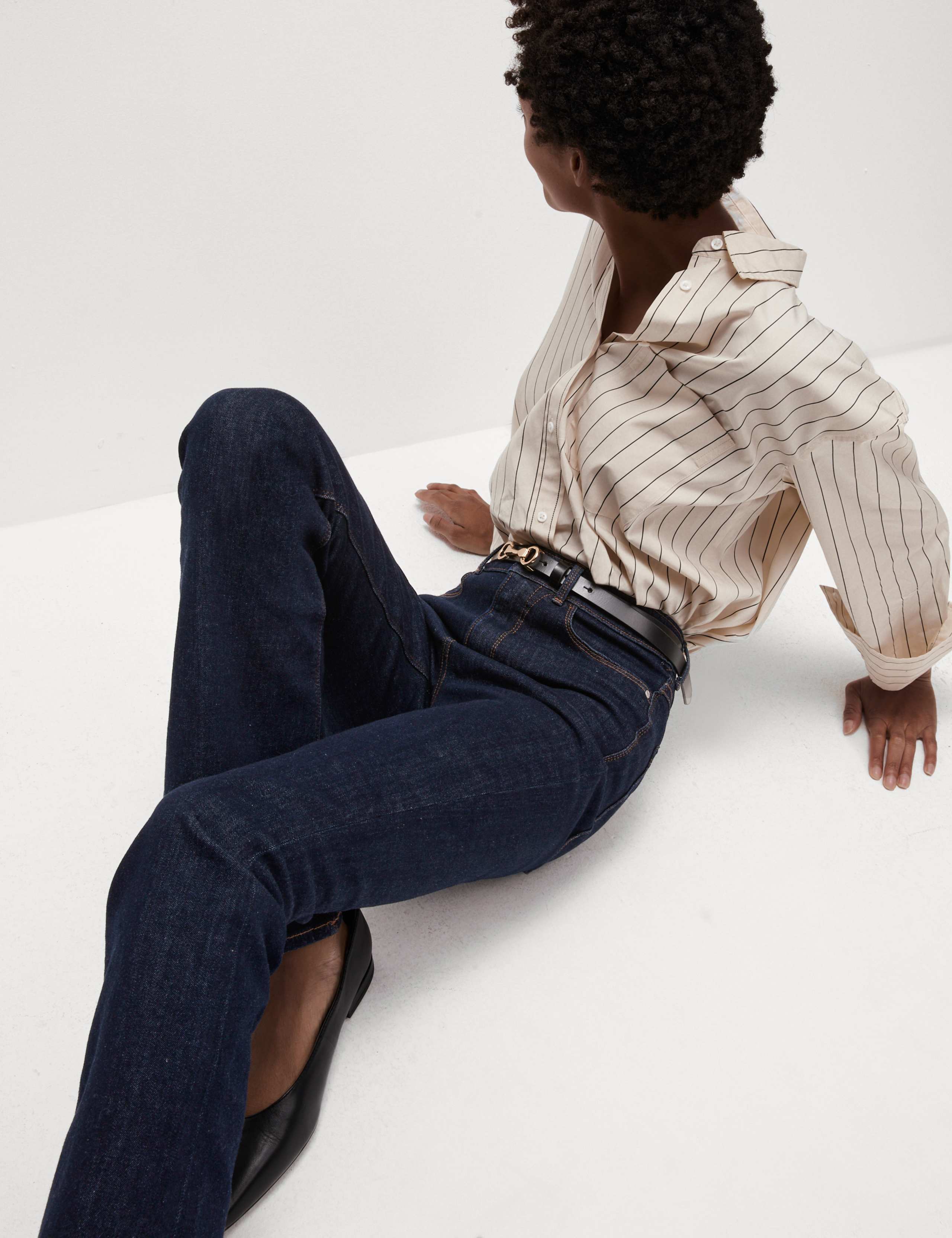 Magic Shaping High Waisted Slim Flare Jeans 4 of 5