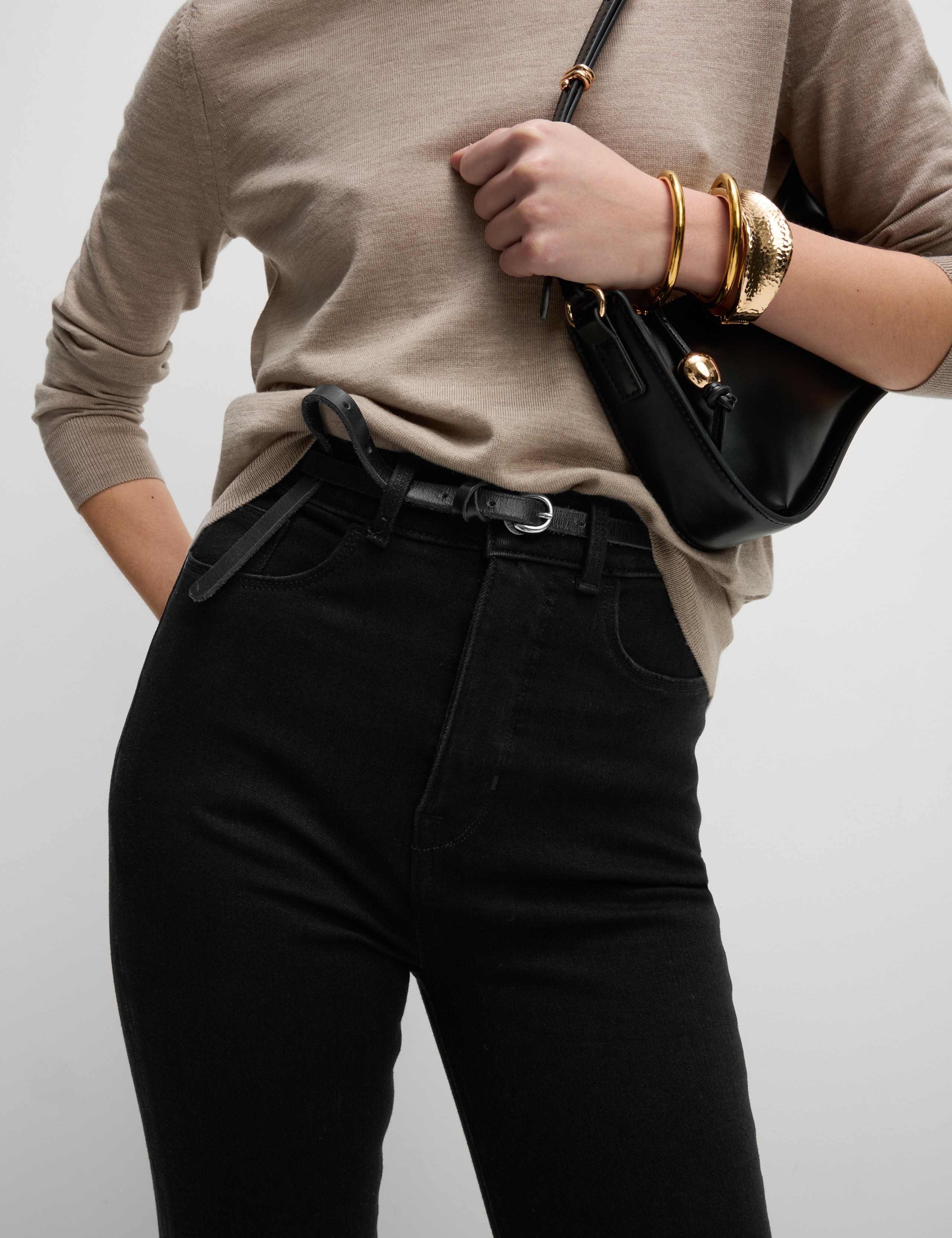 Magic Shaping High Waisted Slim Flare Jeans 1 of 4