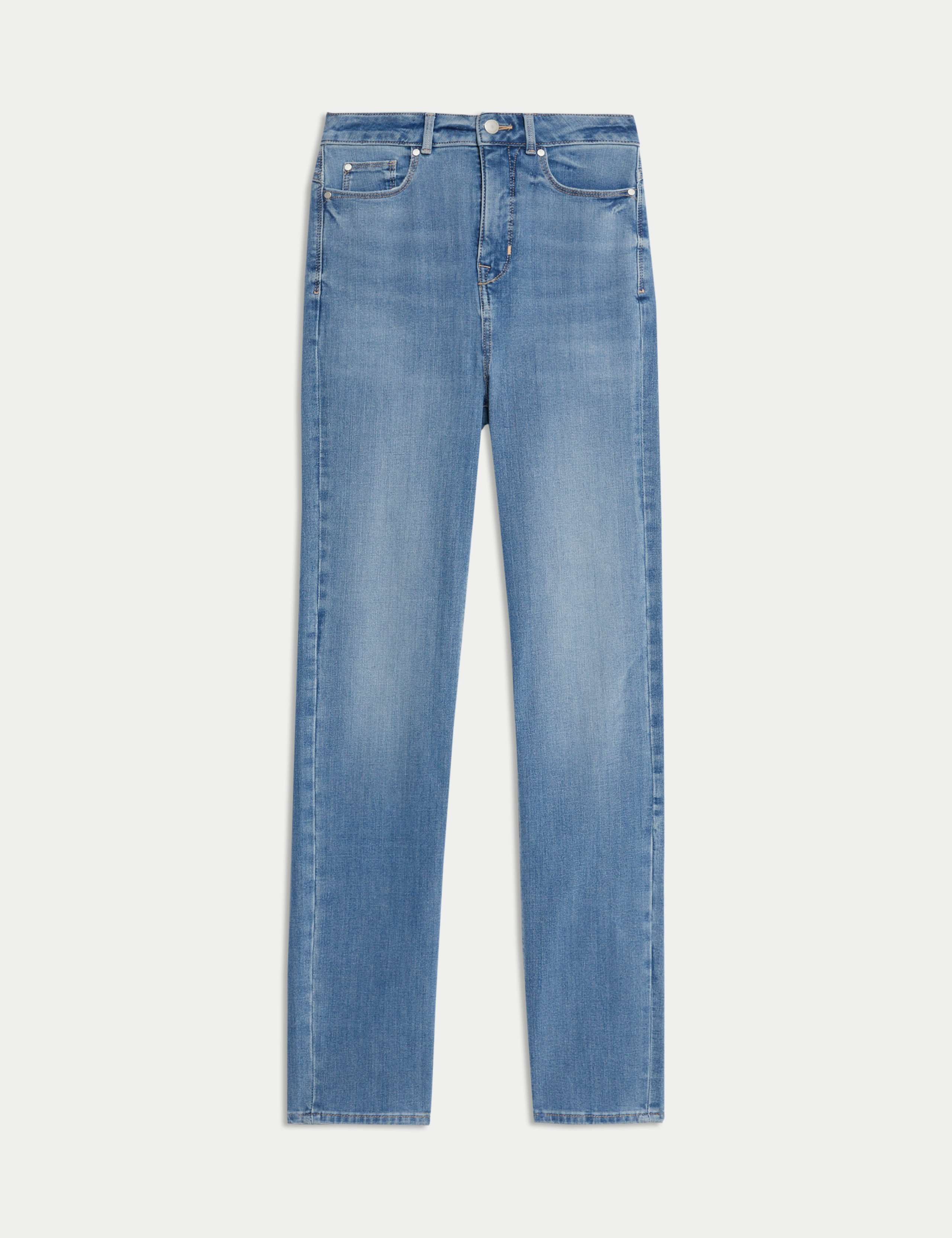 Magic Shaping High Waisted Straight Leg Jeans 2 of 5