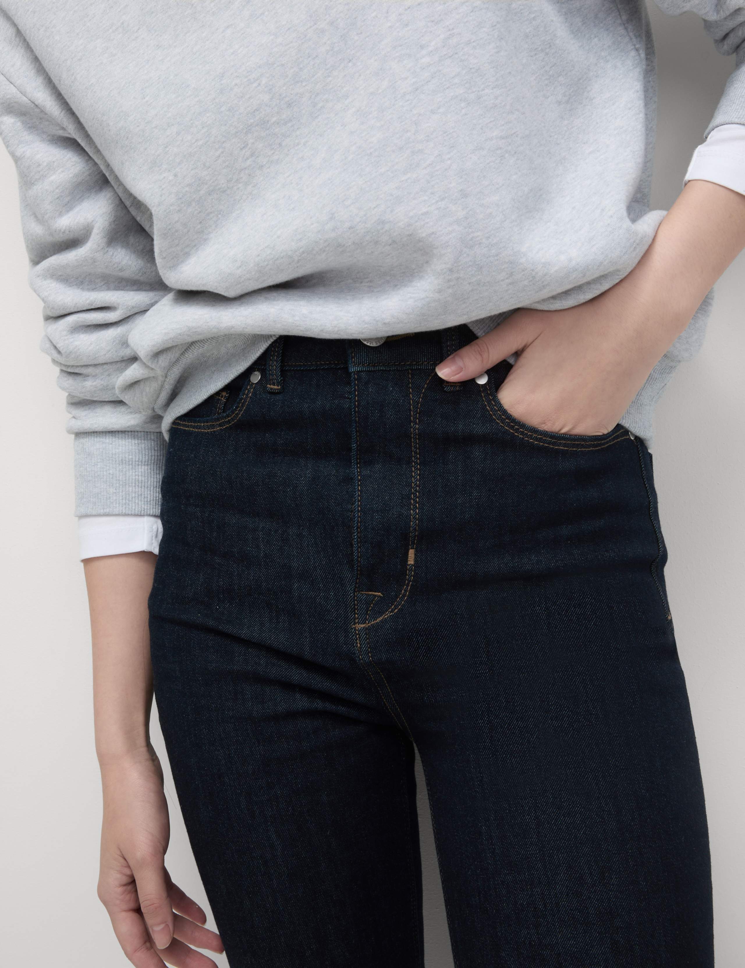 Magic Shaping High Waisted Straight Leg Jeans 4 of 6