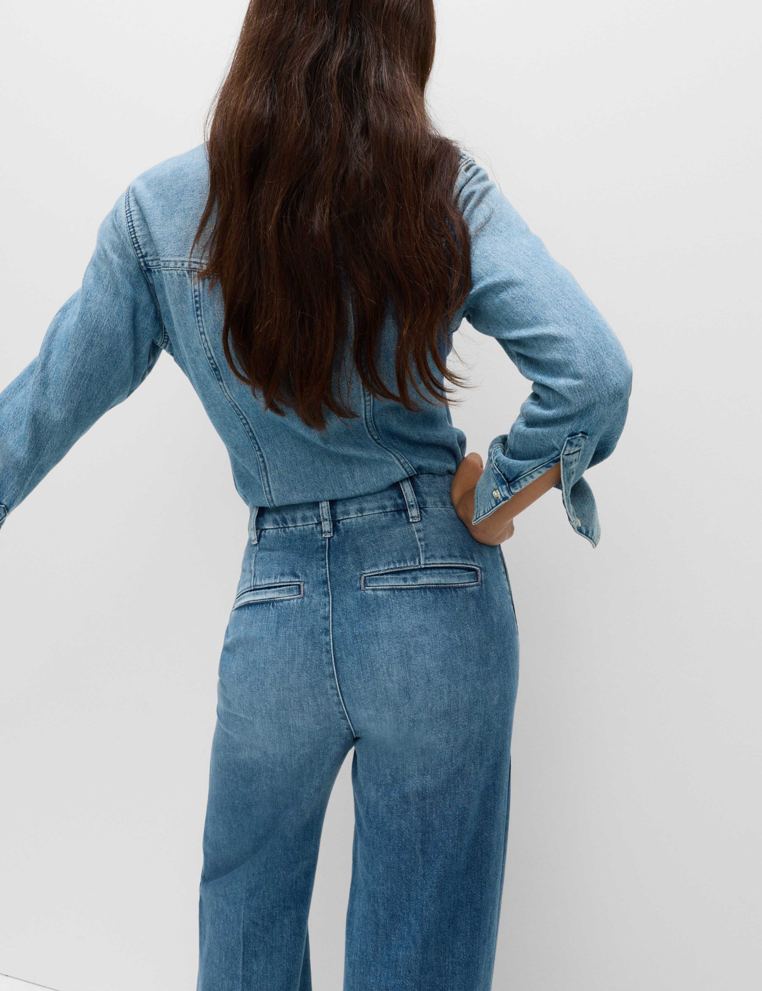 Wide Leg Denim Trouser 5 of 6