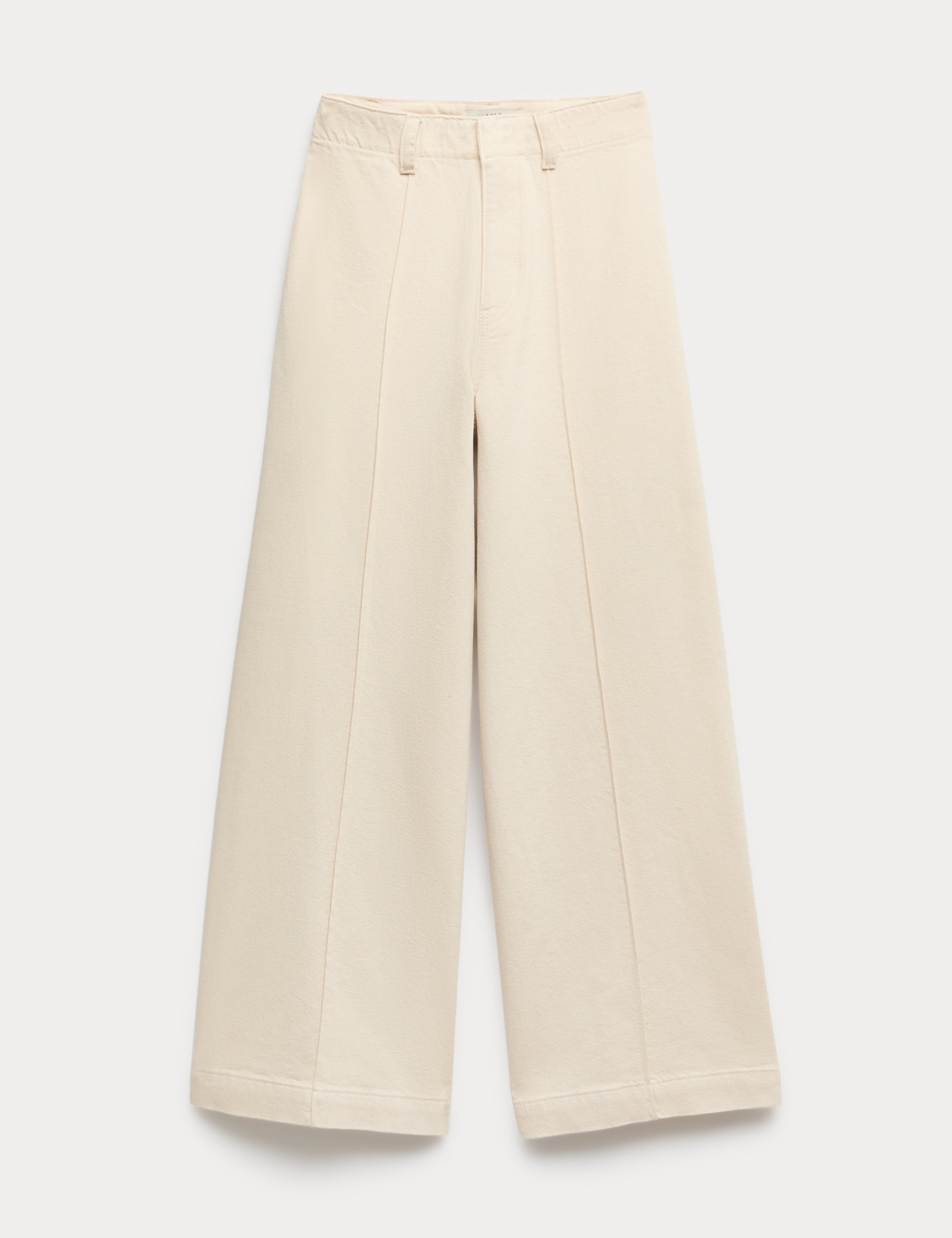 Pintuck Wide Leg Ankle Grazer Jeans 2 of 6