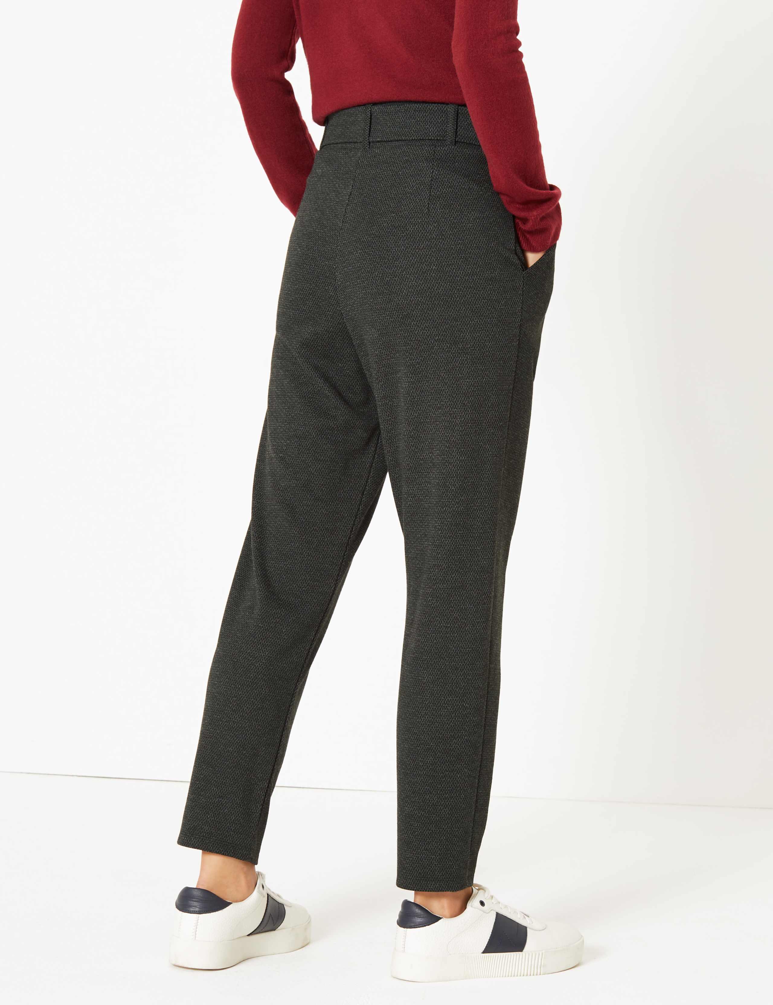 Belted Tapered Leg Trousers 2 of 4