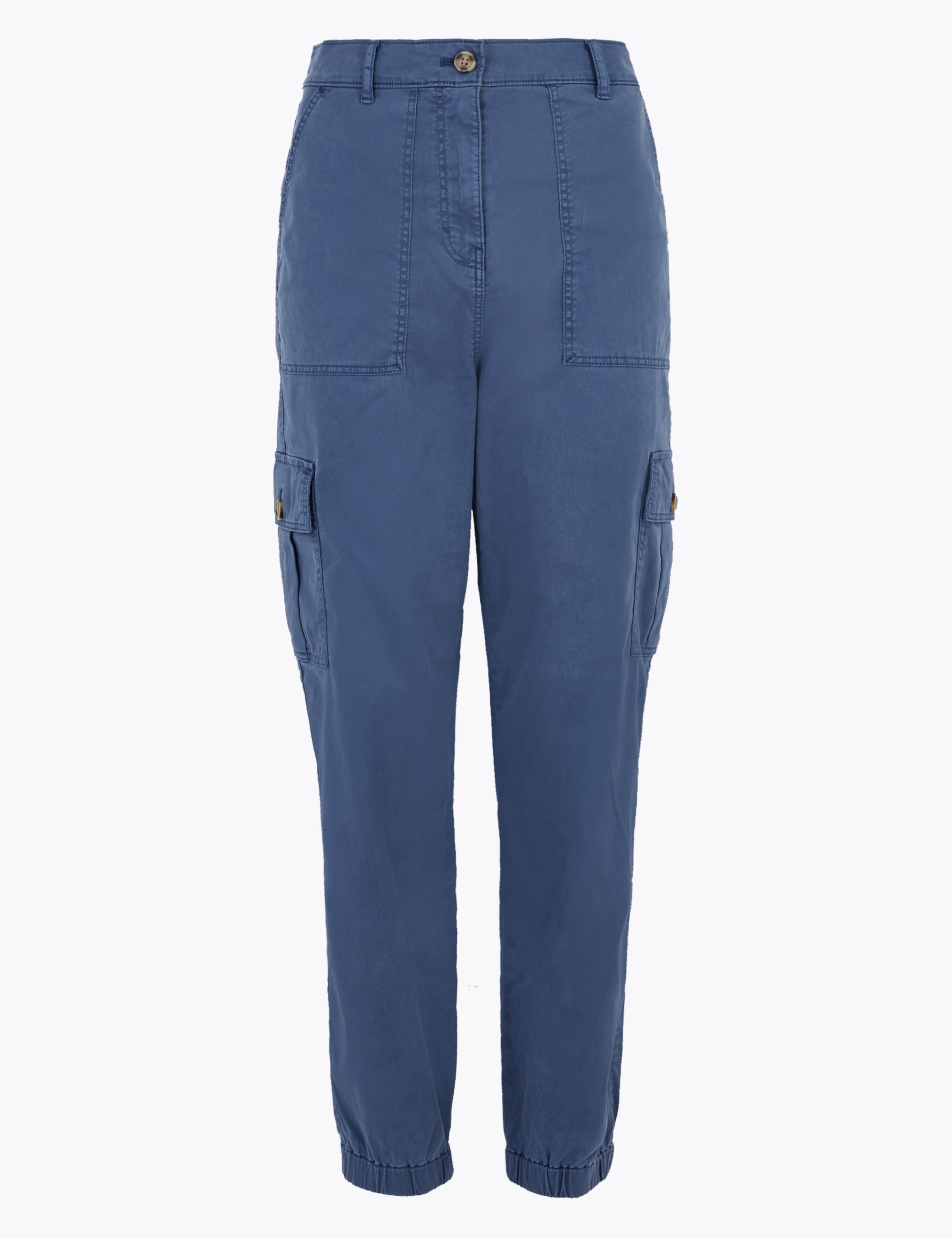 Cargo Utility Tapered Ankle Grazer Trousers 2 of 6
