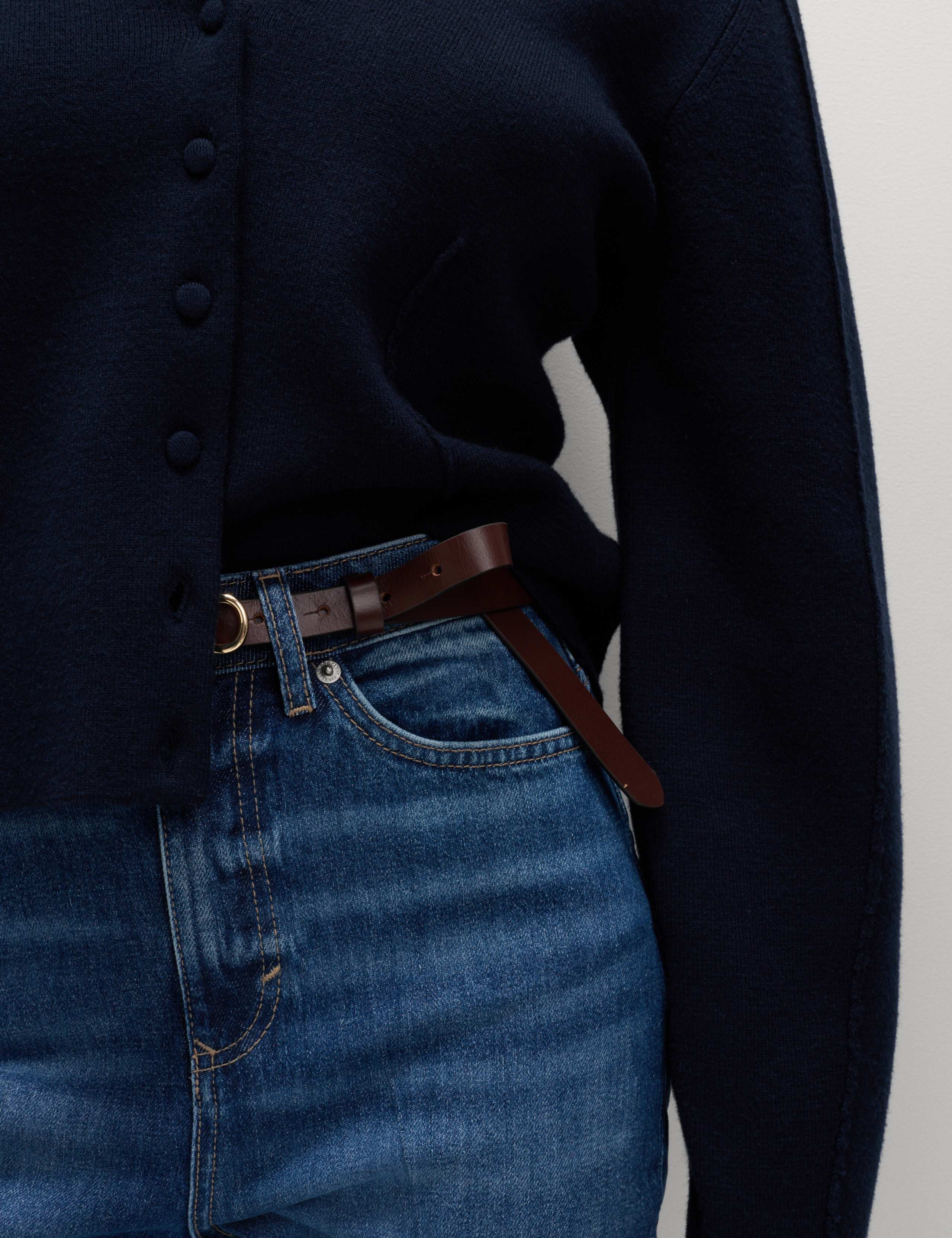Premium High Rise Authentic Slim Jeans 3 of 5