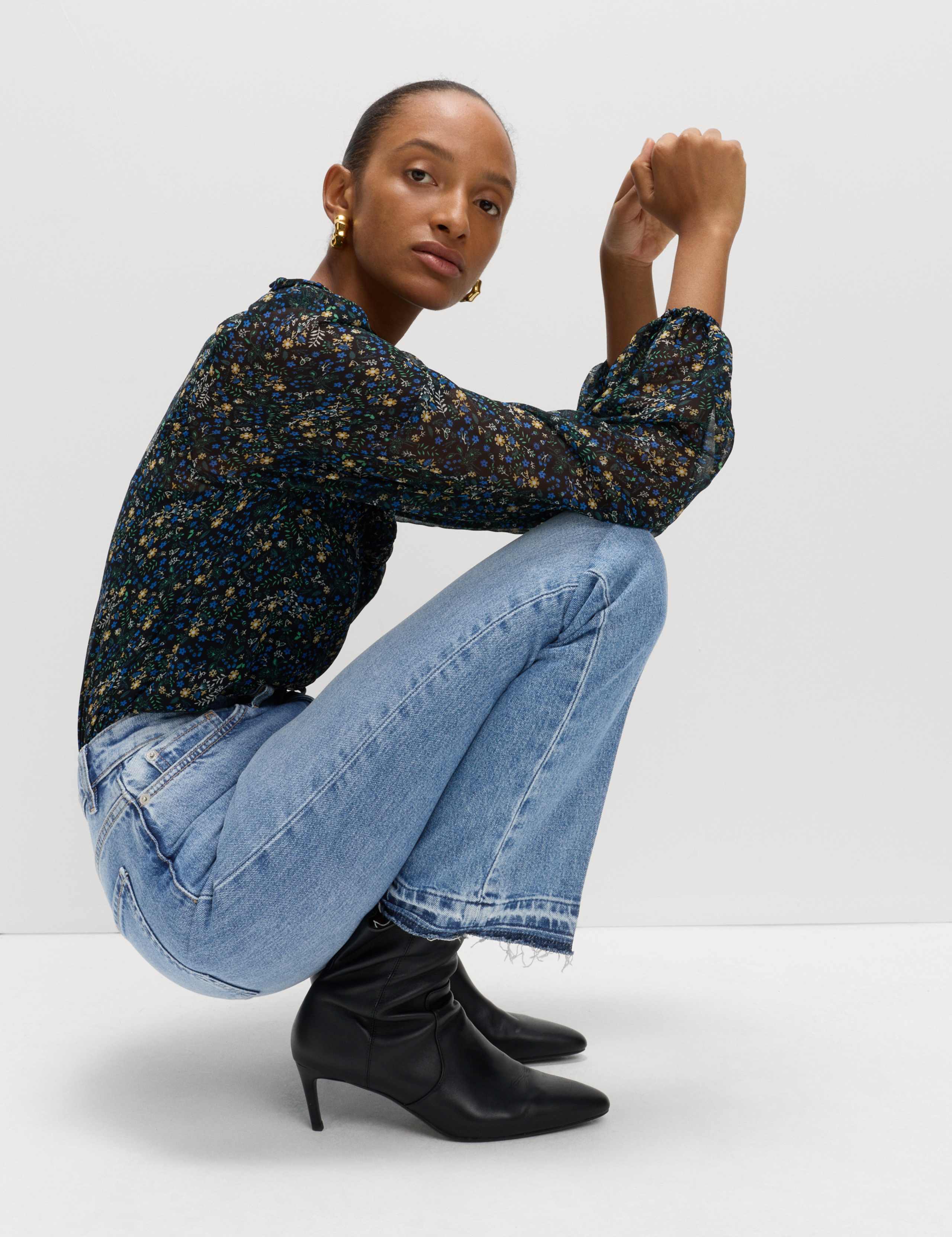 Premium High Rise Authentic Slim Jeans 1 of 5