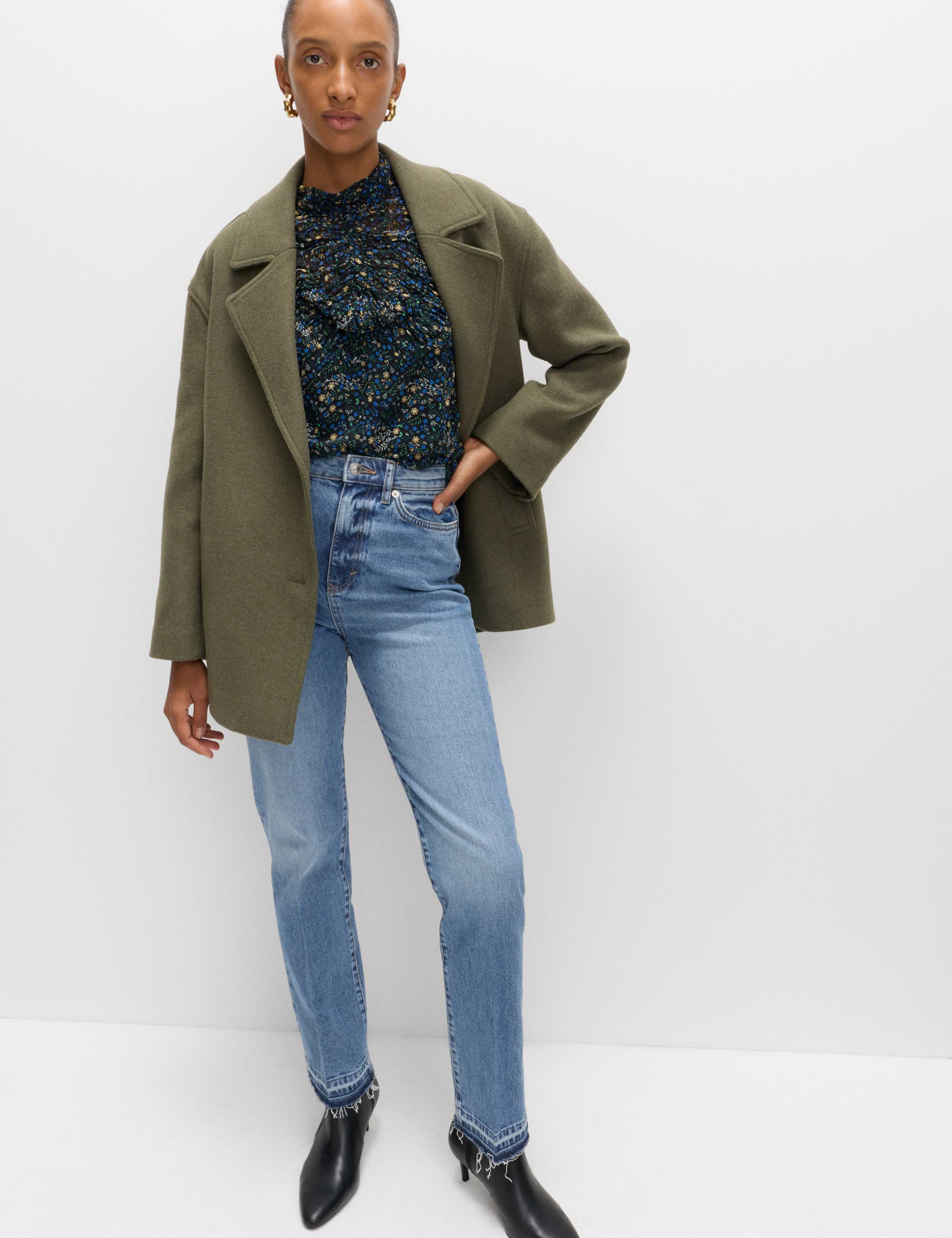 Premium High Rise Authentic Slim Jeans 3 of 5