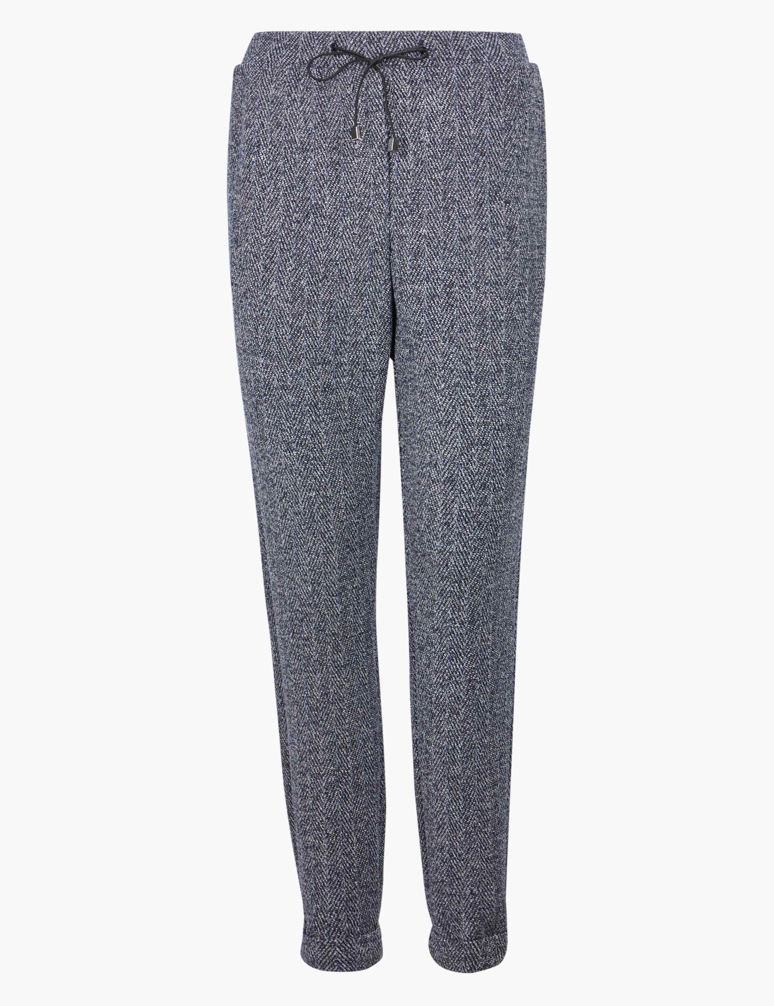 Textured Ankle Grazer Trousers 2 of 5