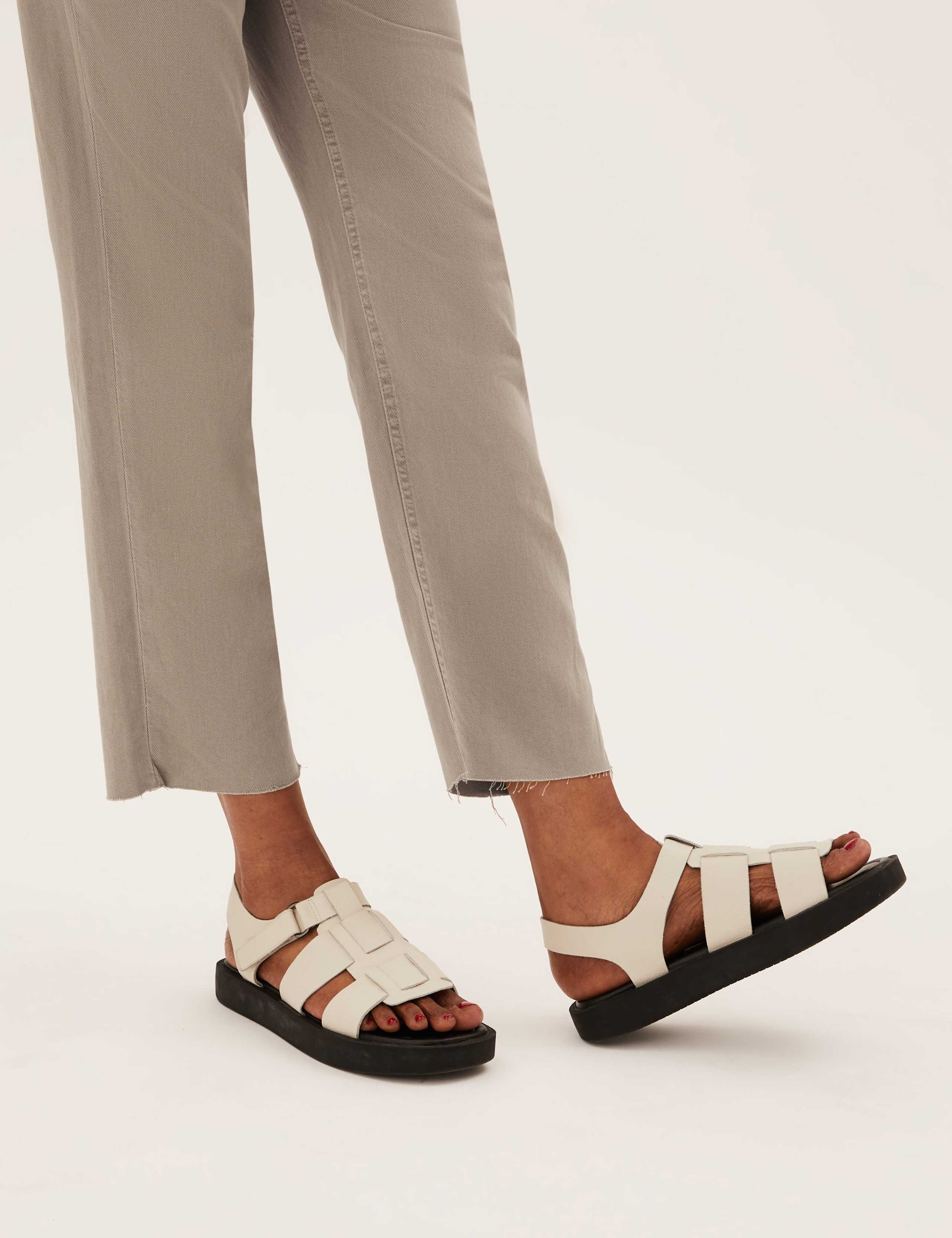 Utility Raw Hem Straight Leg Jeans 4 of 7