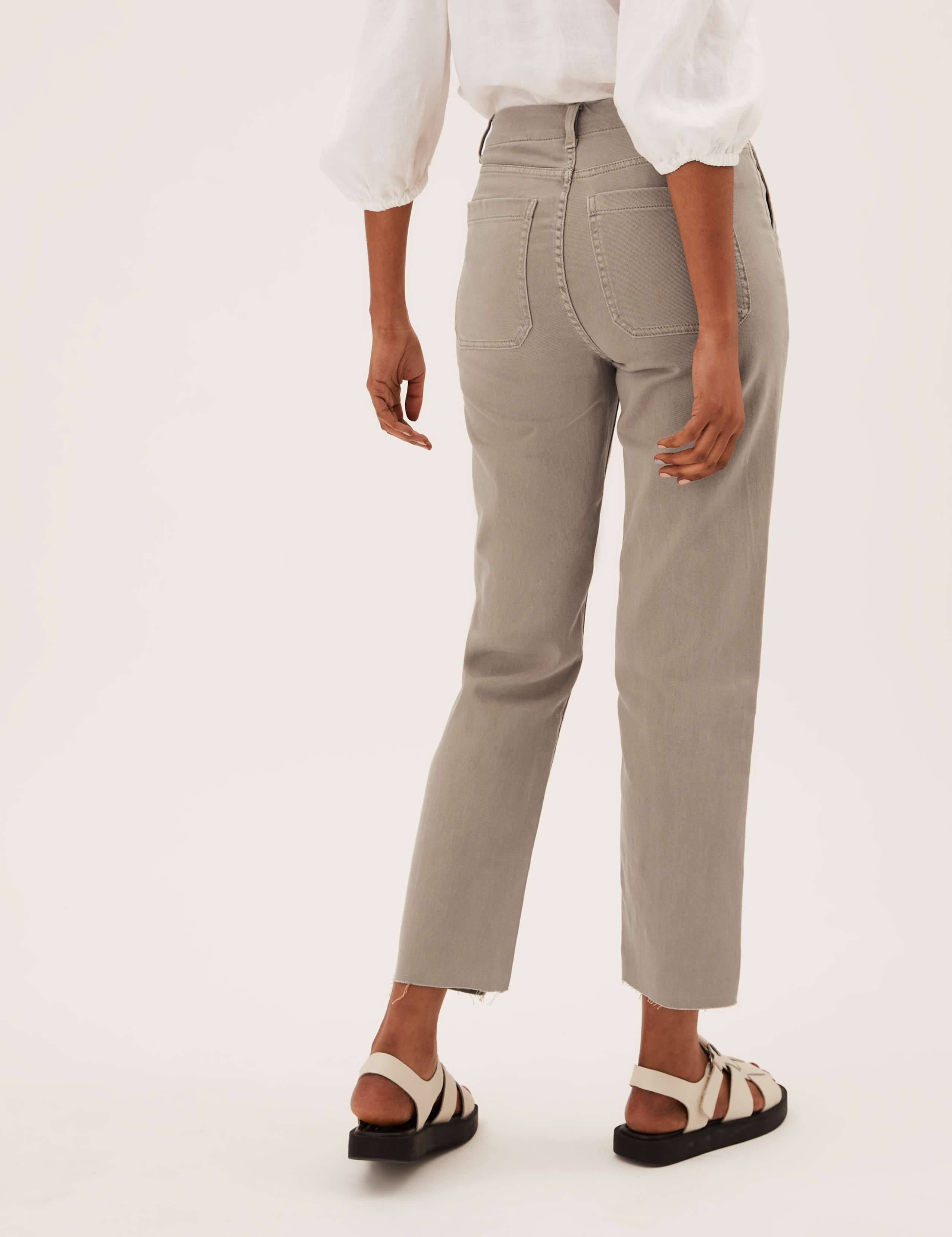 Utility Raw Hem Straight Leg Jeans 5 of 7