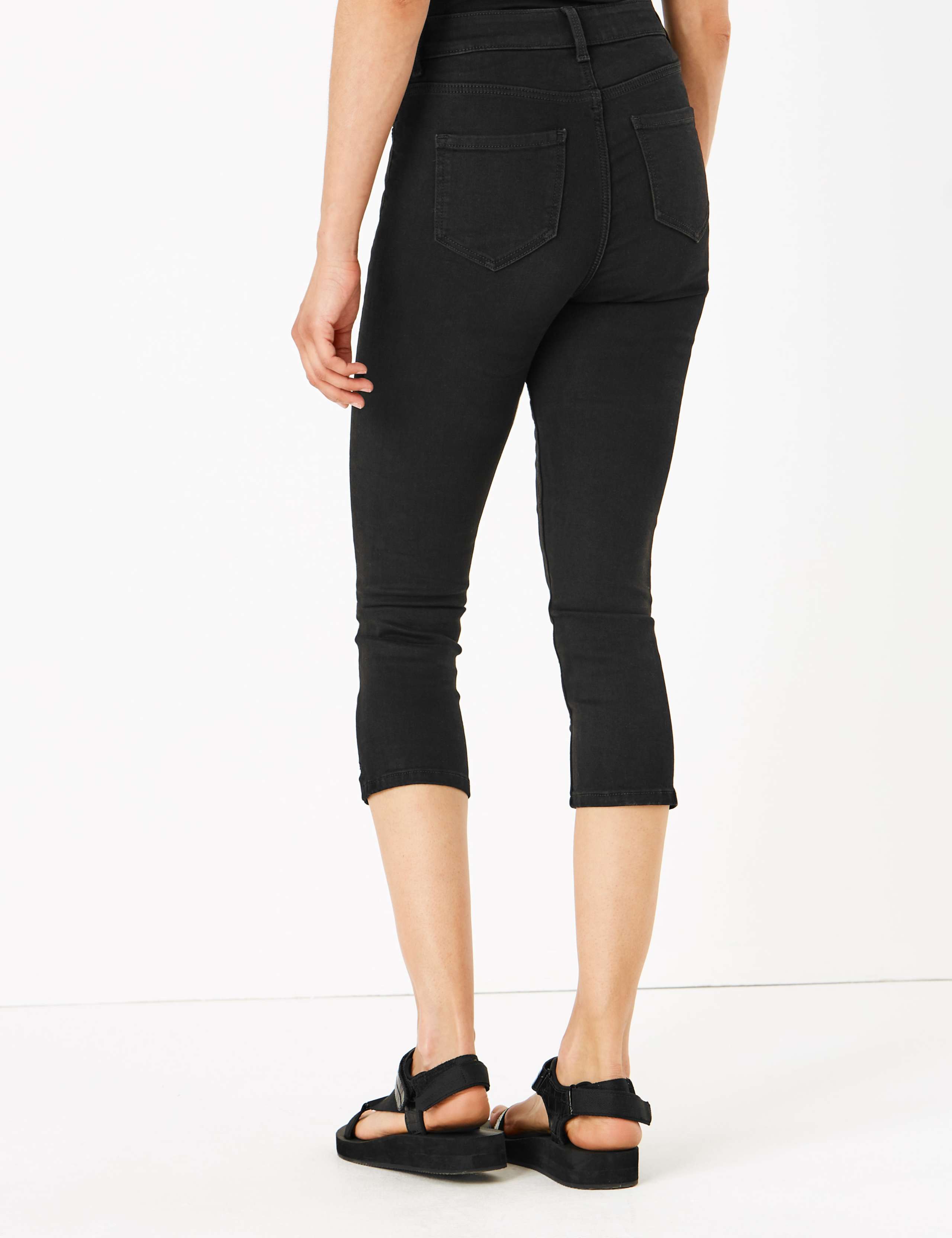 Supersoft High Waisted Skinny Cropped Jeans 4 of 6