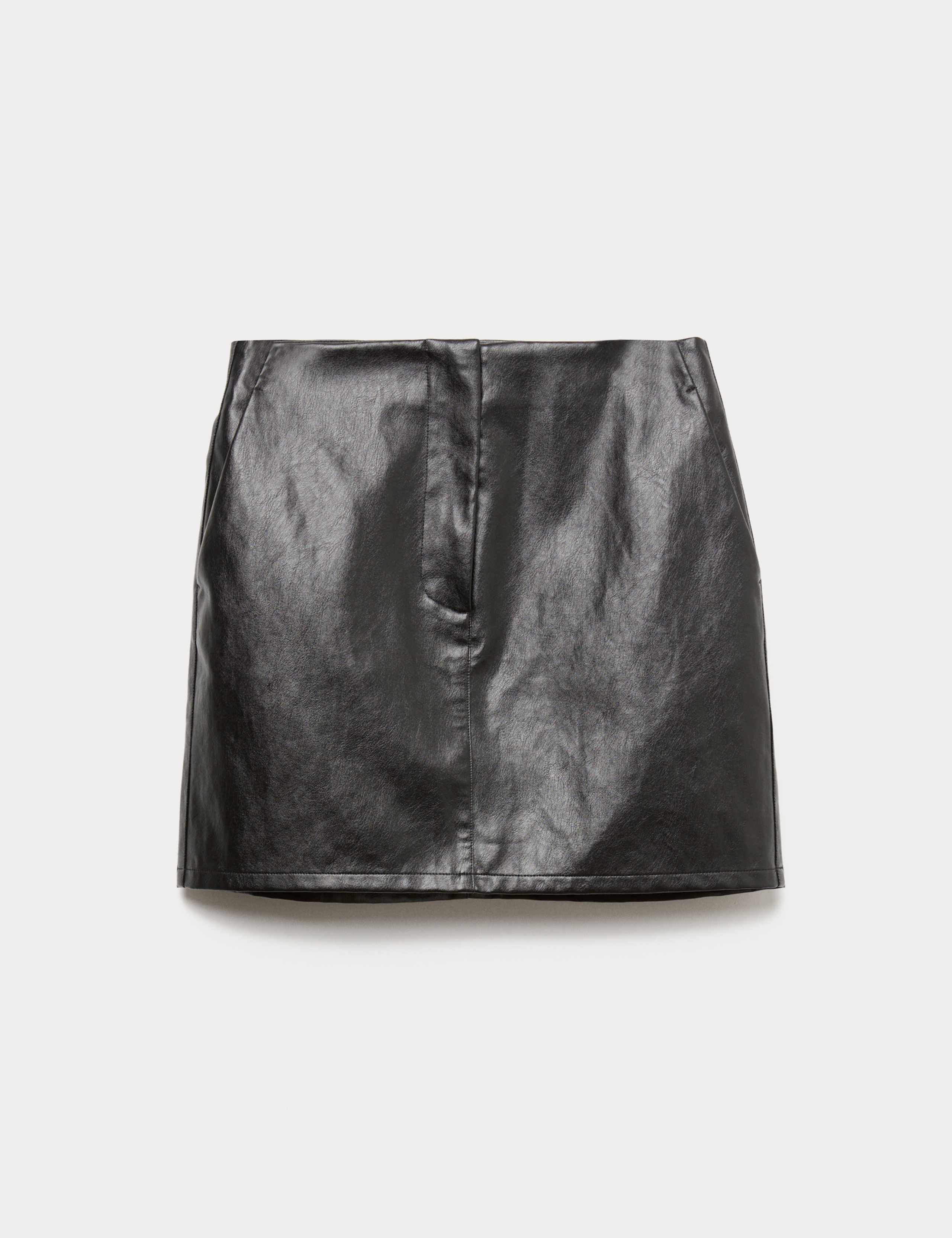 Faux Leather Mini Skirt 2 of 5