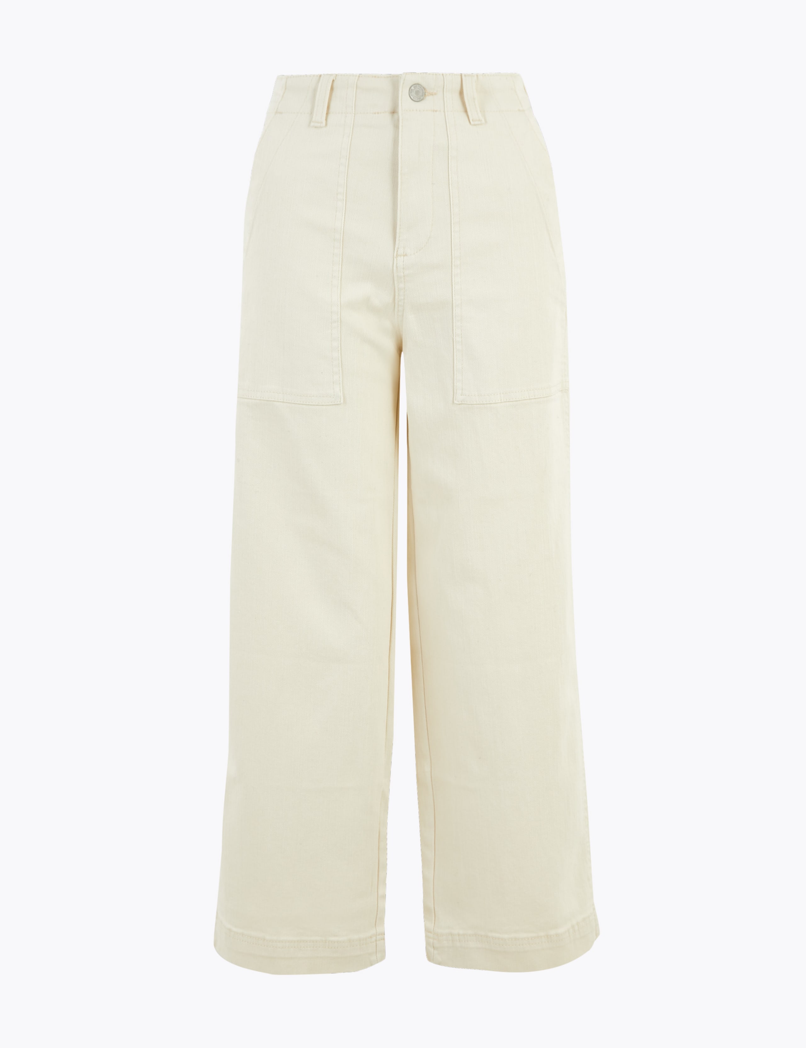 Utilty Wide Leg Ankle Grazer Jeans 2 of 5