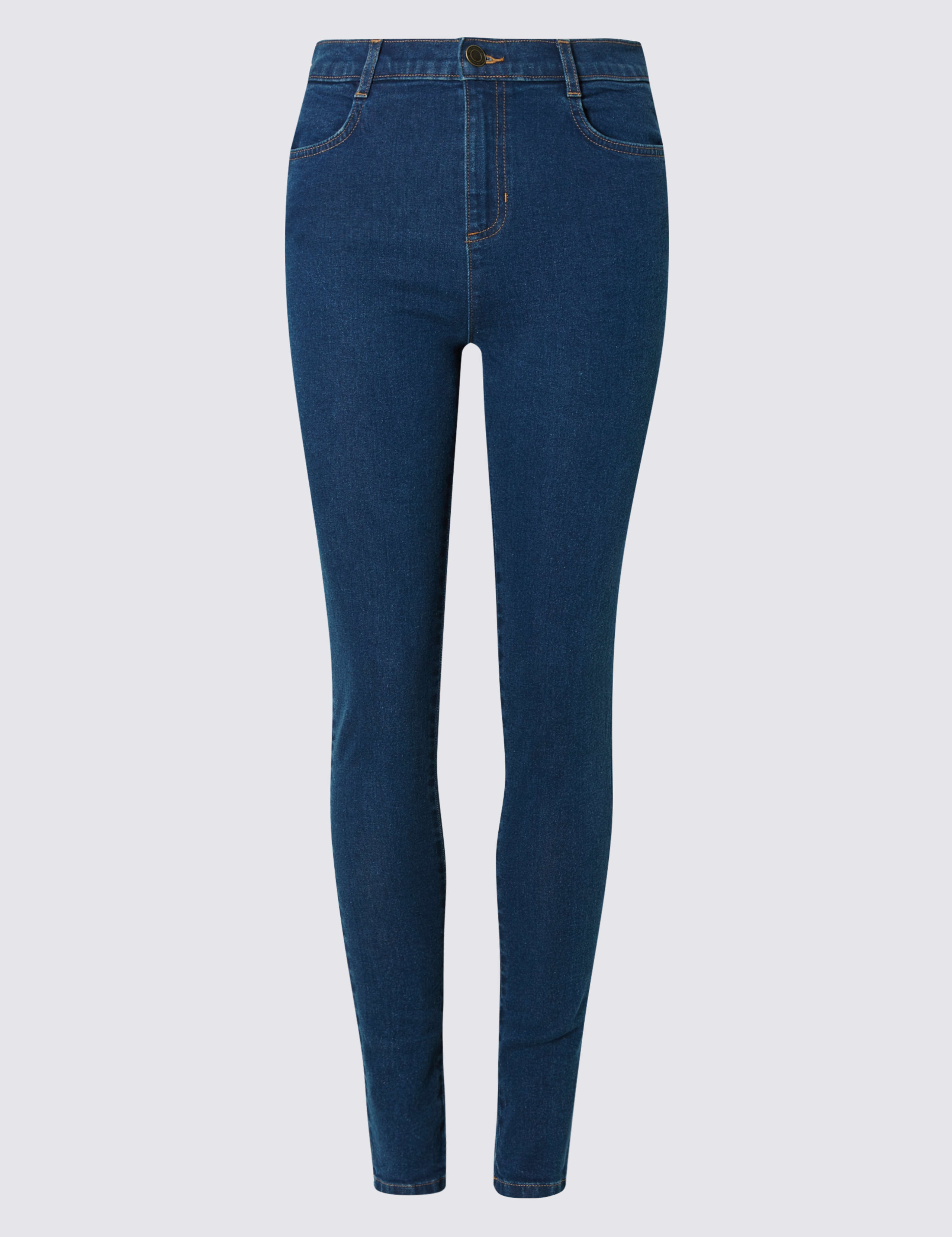 Mid Rise Skinny Leg Jeans 2 of 7