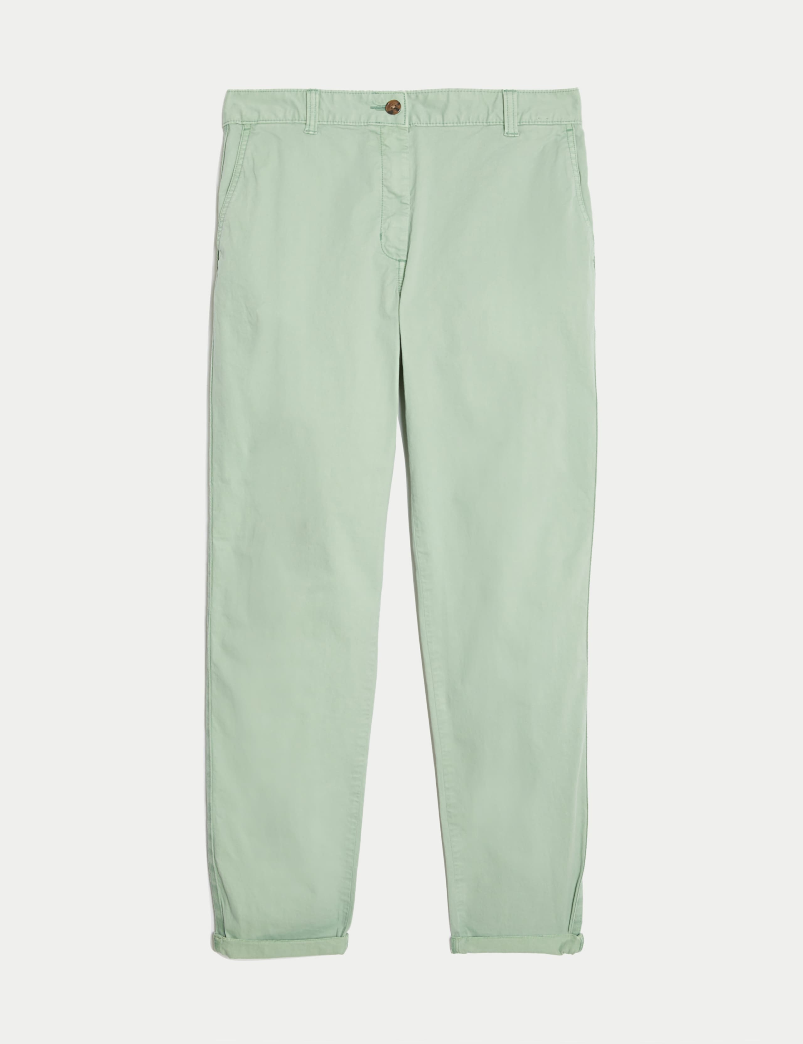 Cotton Rich Tea Dyed Slim Fit Chinos 2 of 5
