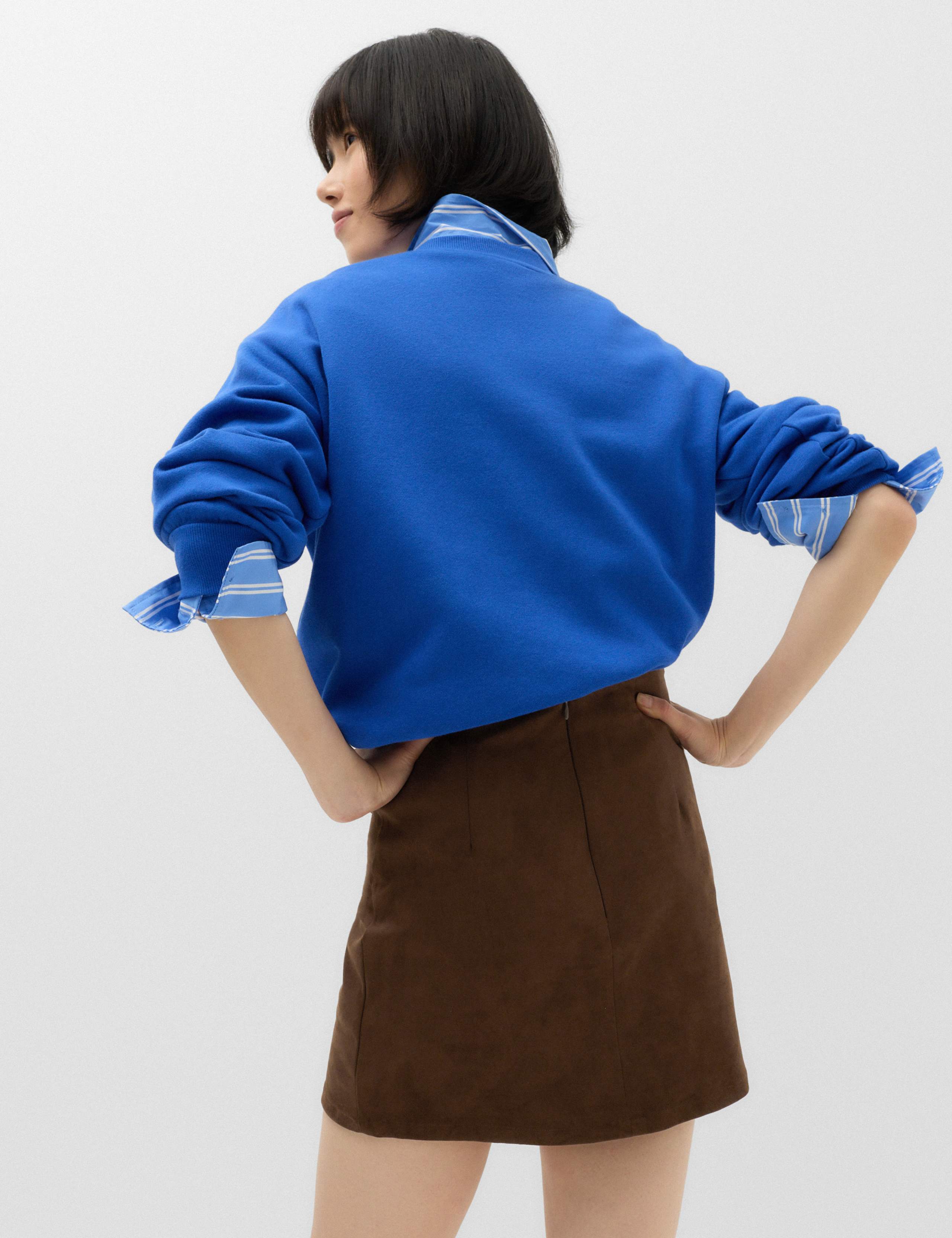 Faux Suede Mini Skirt 4 of 6