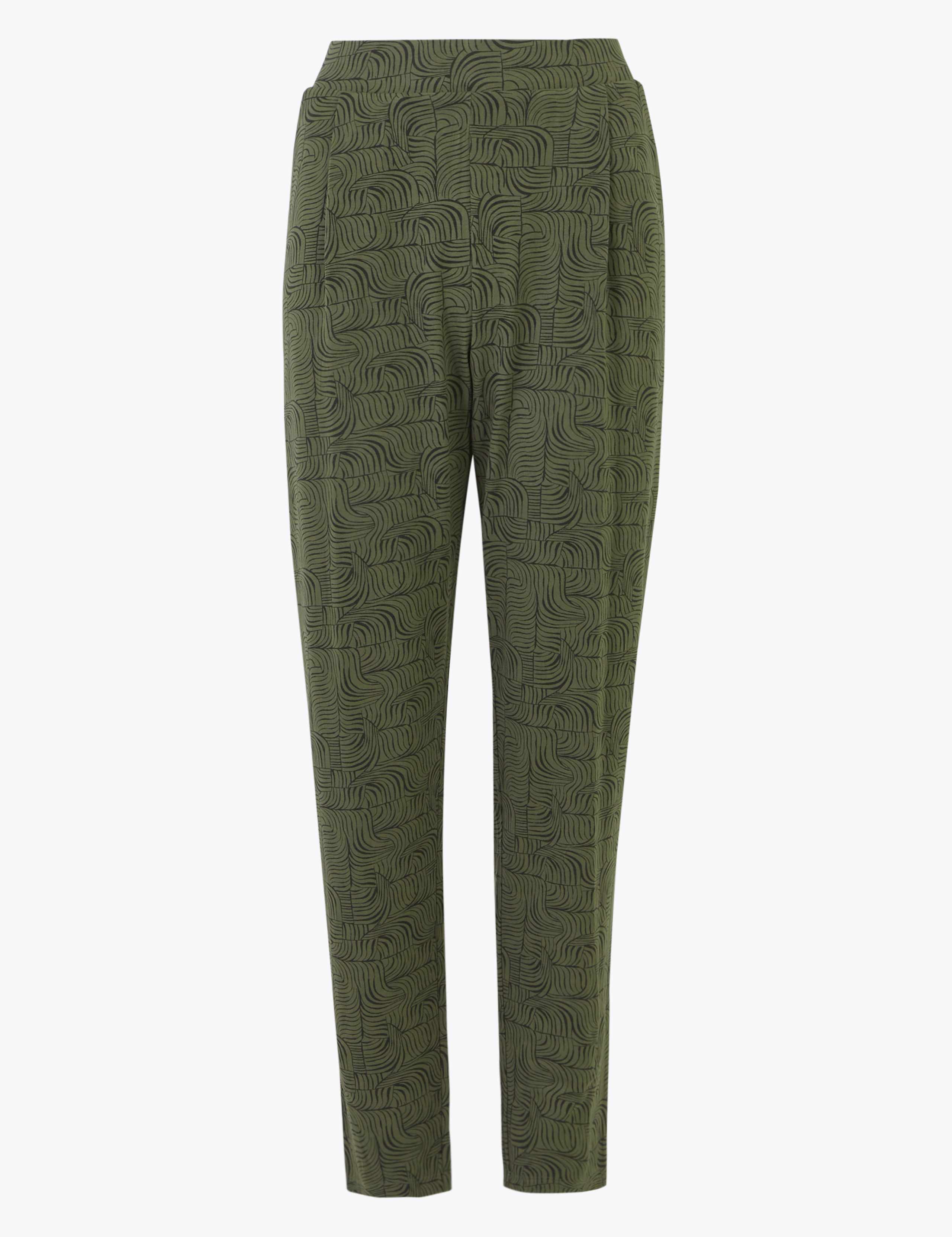 Jersey Tapered Ankle Grazer Trousers 2 of 5