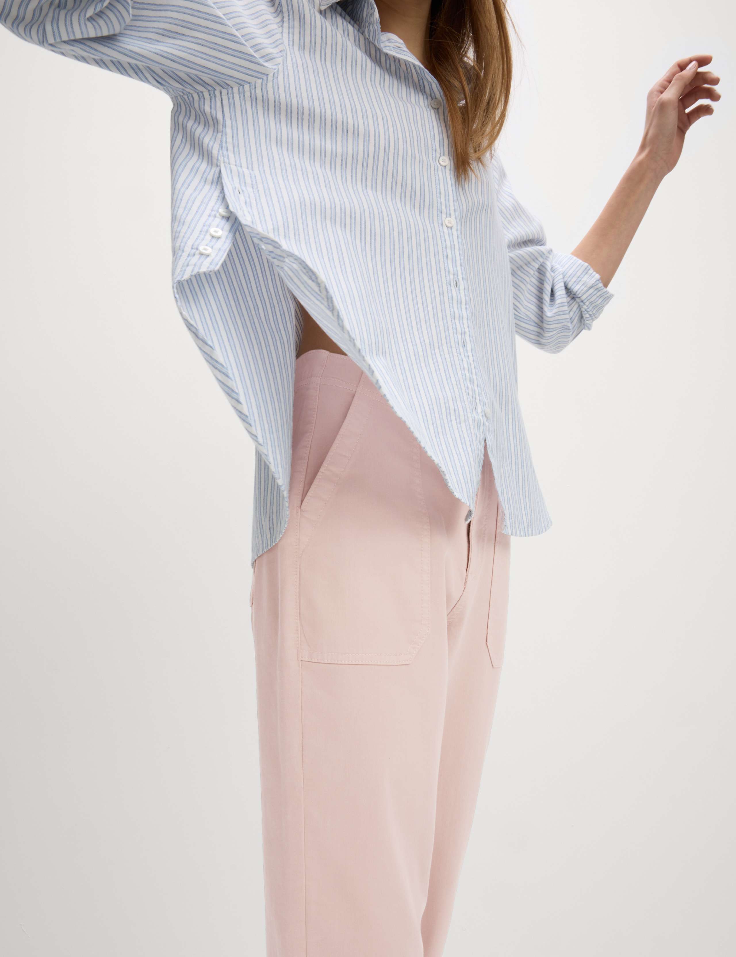 Cotton Blend Slim Fit Joggers 1 of 6