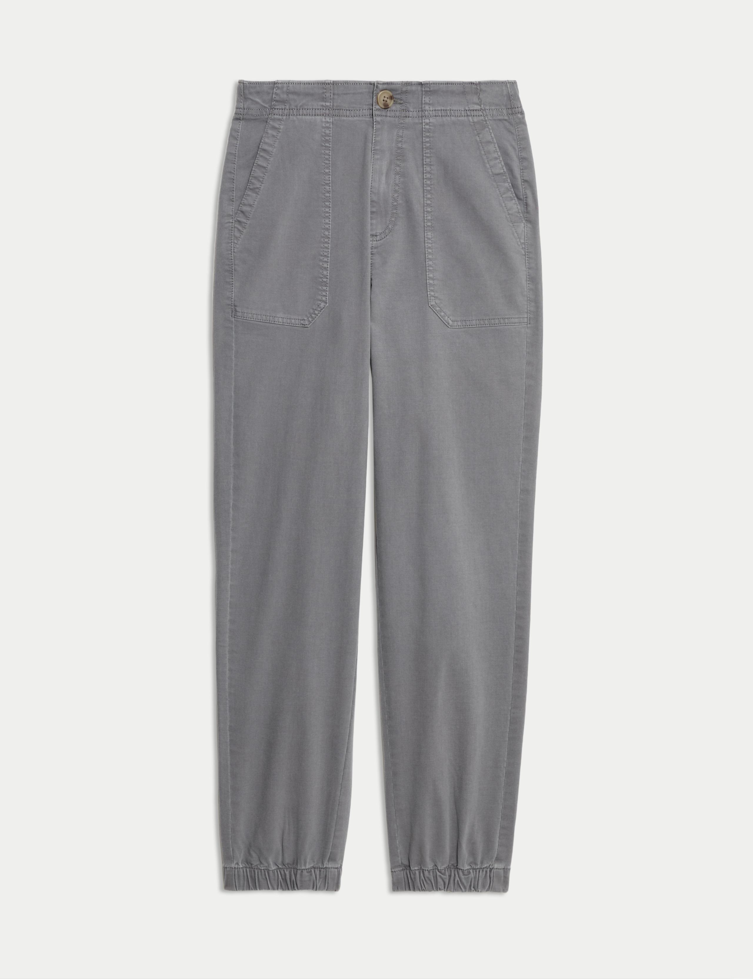 Cotton Blend Slim Fit Joggers 2 of 6