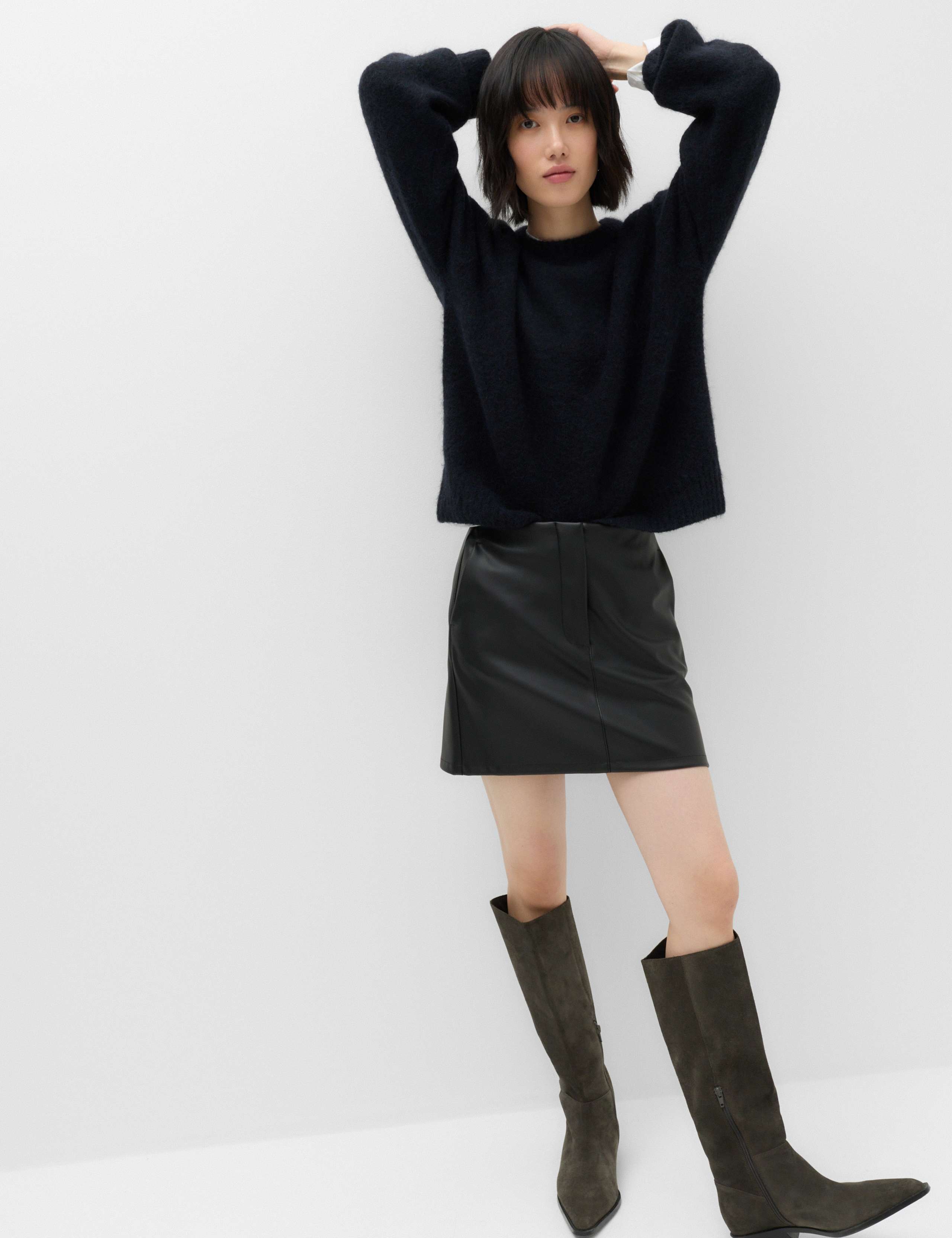 Faux Leather Mini Skirt 7 of 7