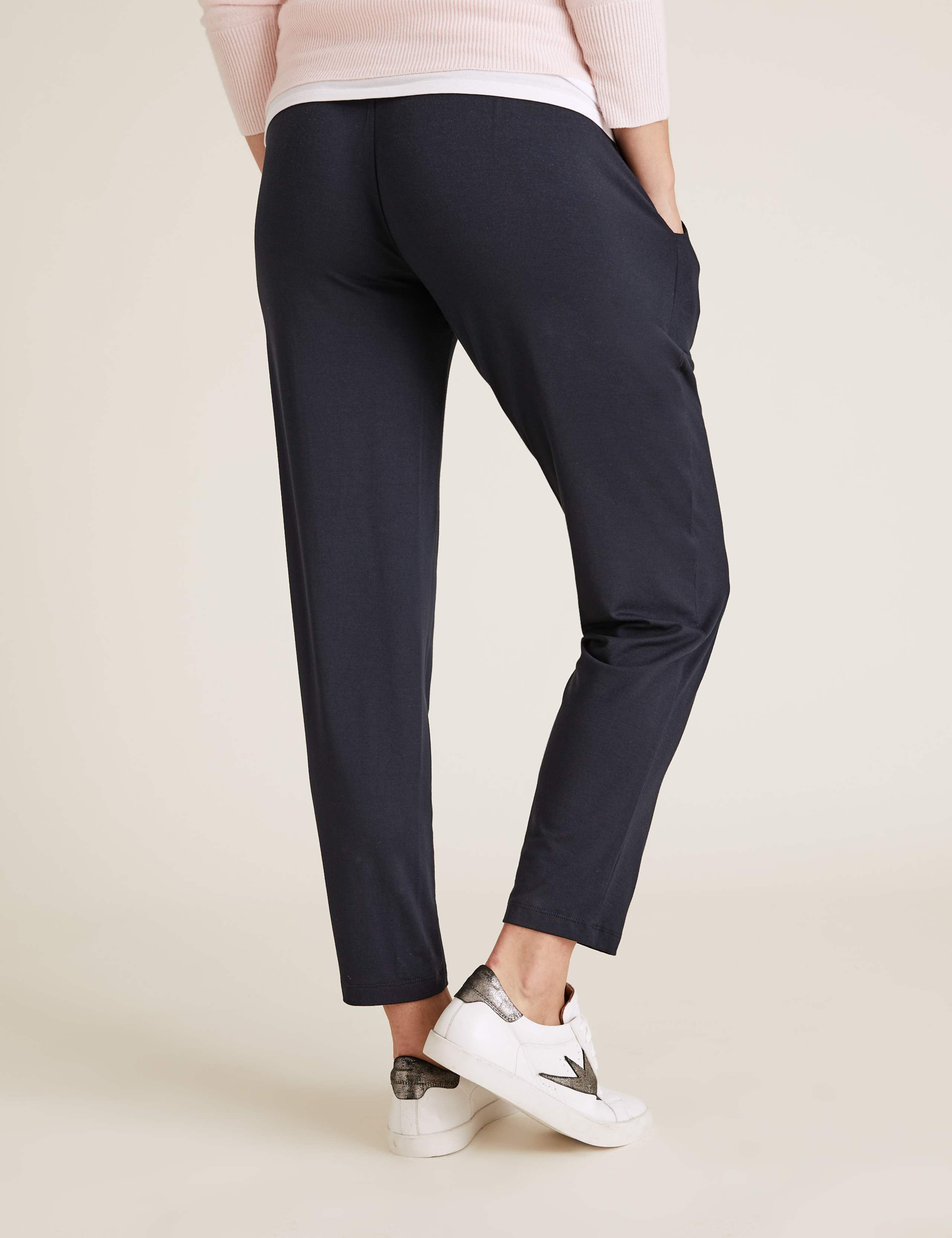 Maternity Jersey Over Bump Tapered Trousers 4 of 5