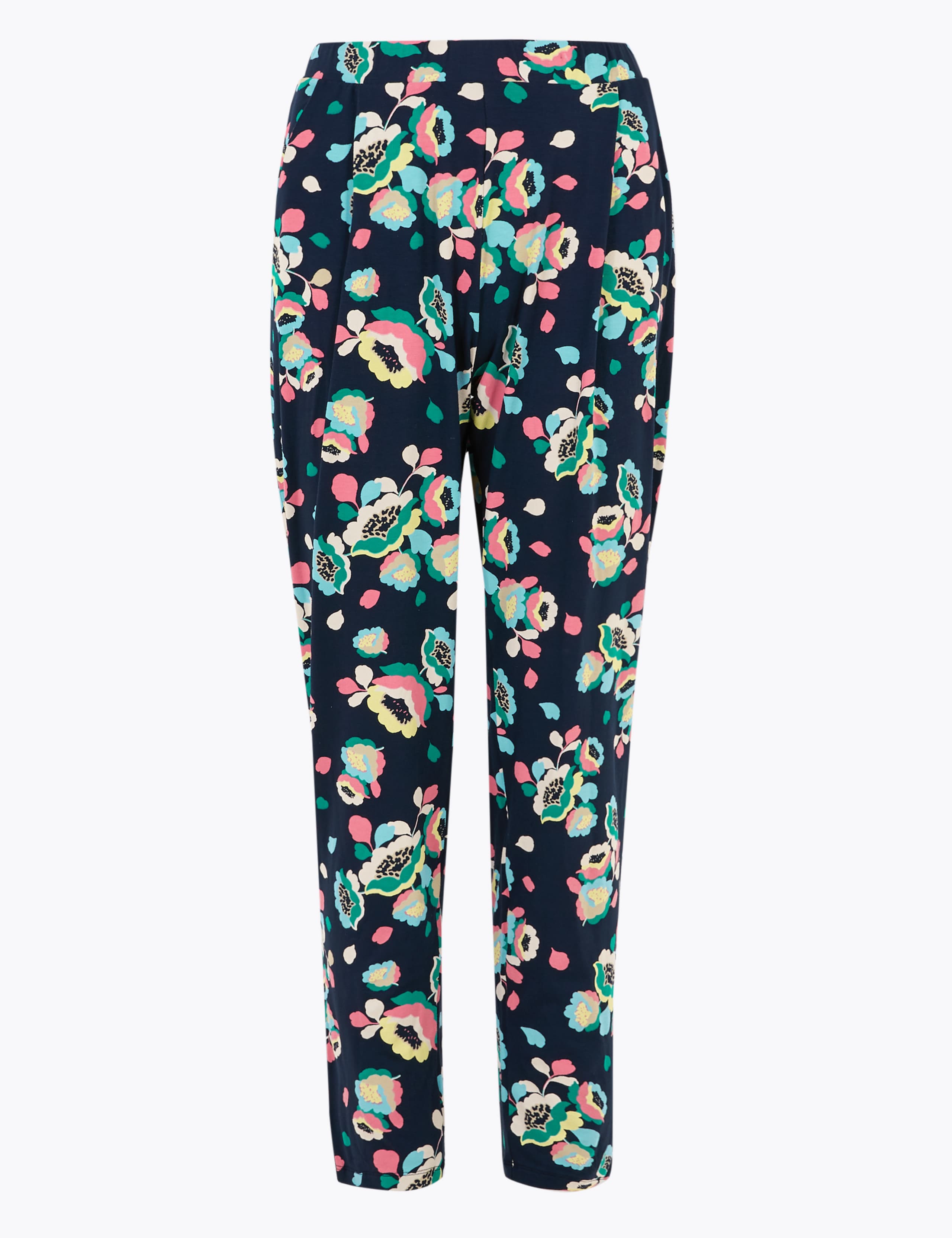 Jersey Floral Tapered Peg Trousers 1 of 1