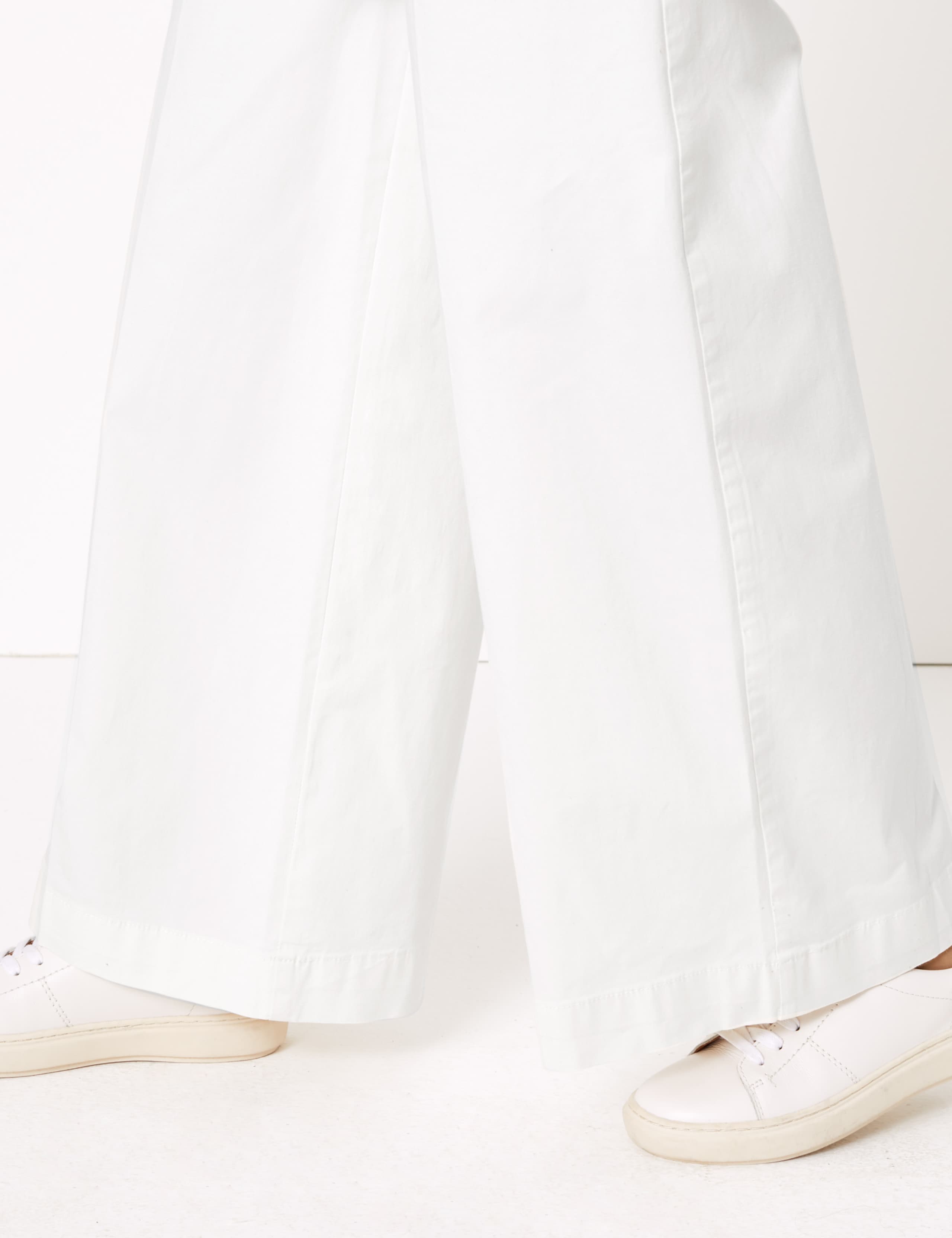 Cotton Rich Belted Wide Leg Chinos 5 of 5