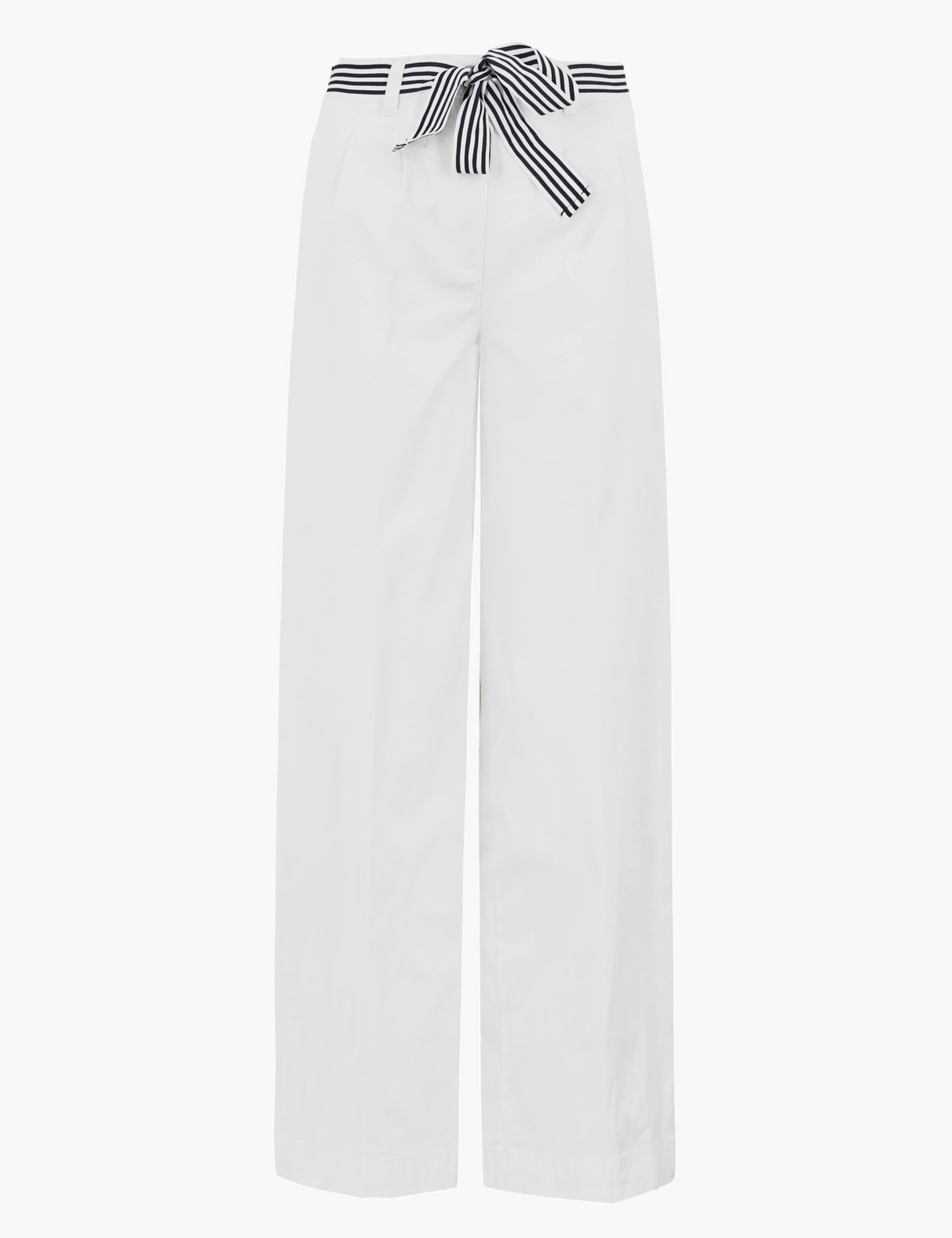 Cotton Rich Belted Wide Leg Chinos 2 of 5