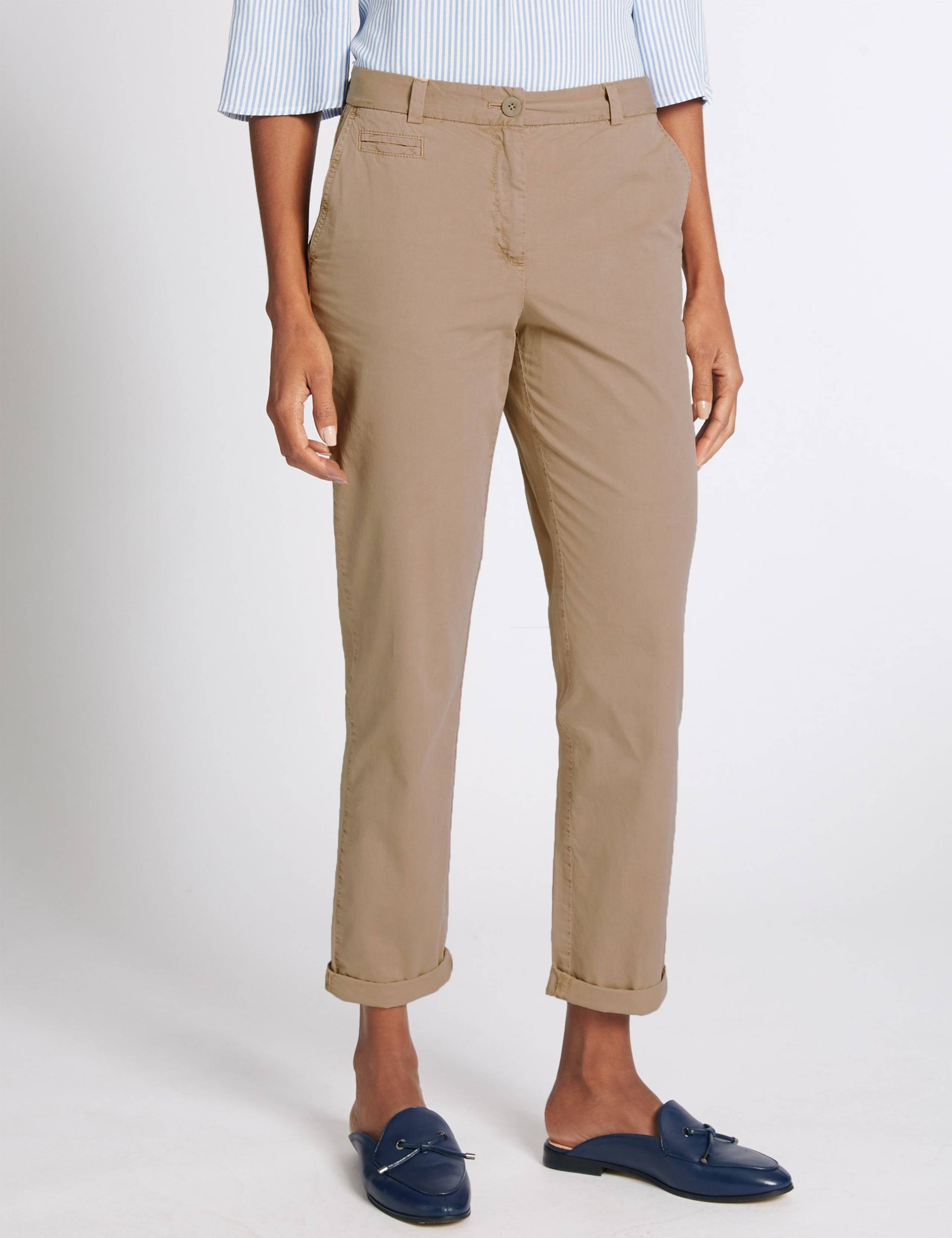 Pure Cotton Turn-up Chinos | M&S Collection at M&S