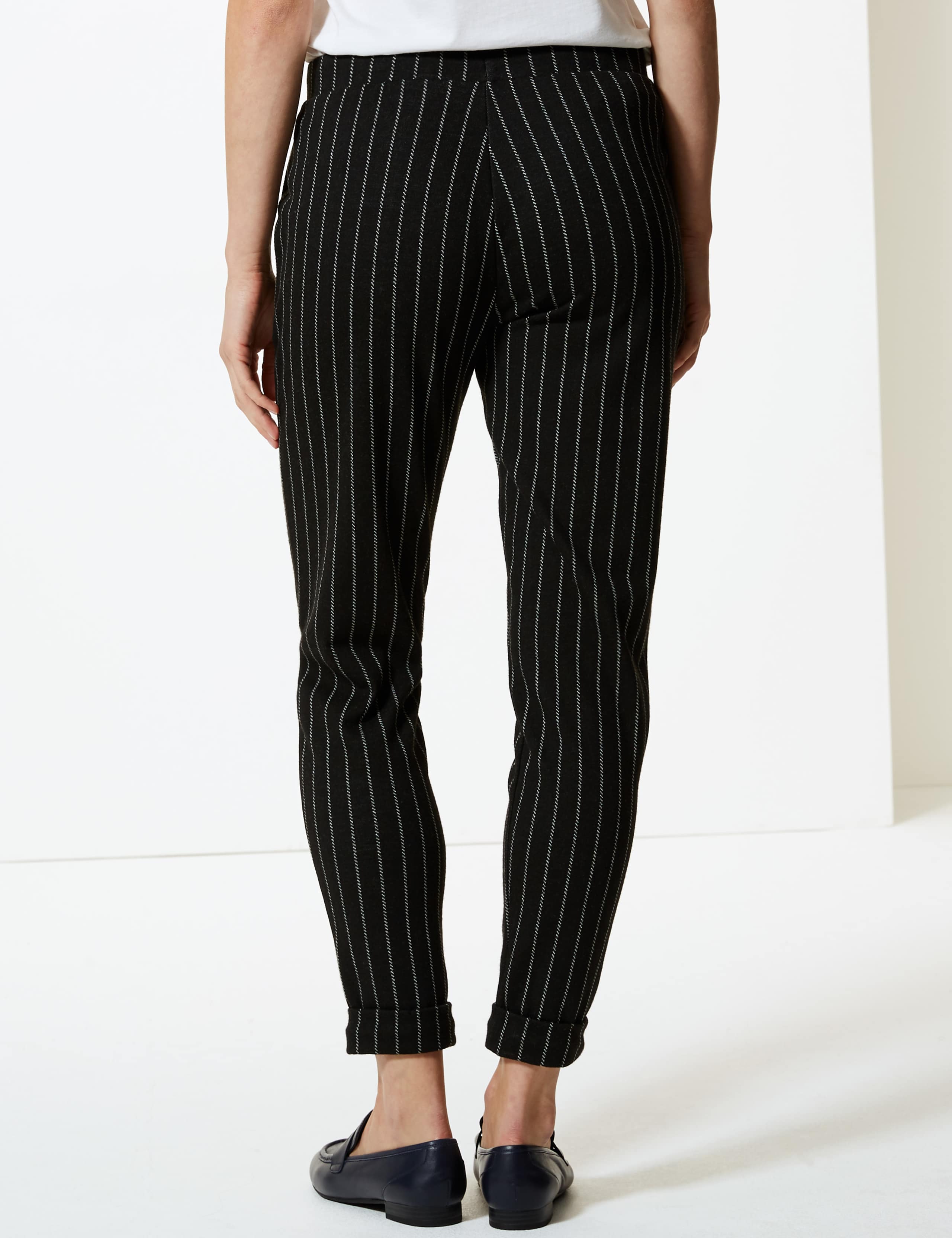 Striped Slim Leg Trousers 3 of 5