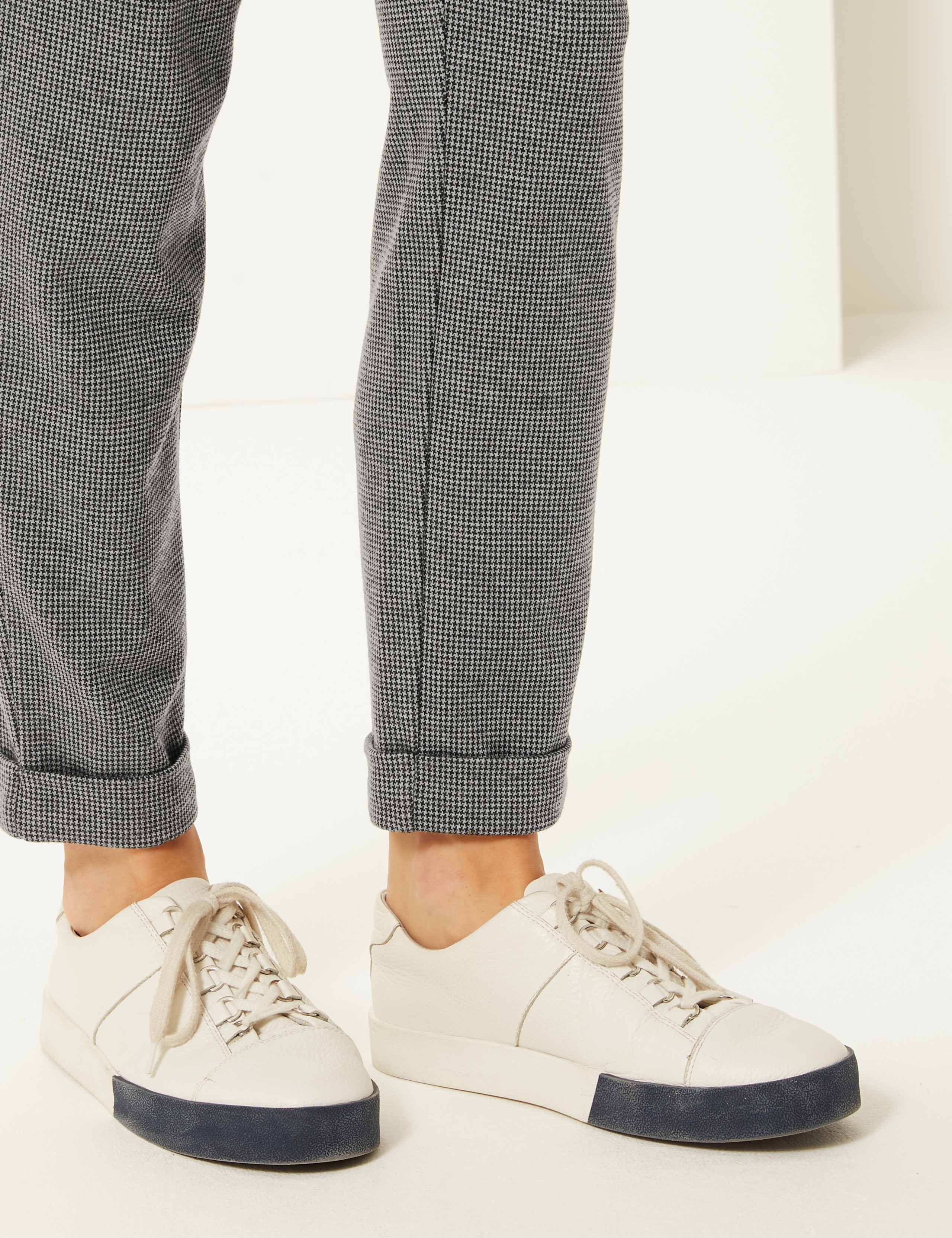Checked Tapered Leg Trousers 6 of 6