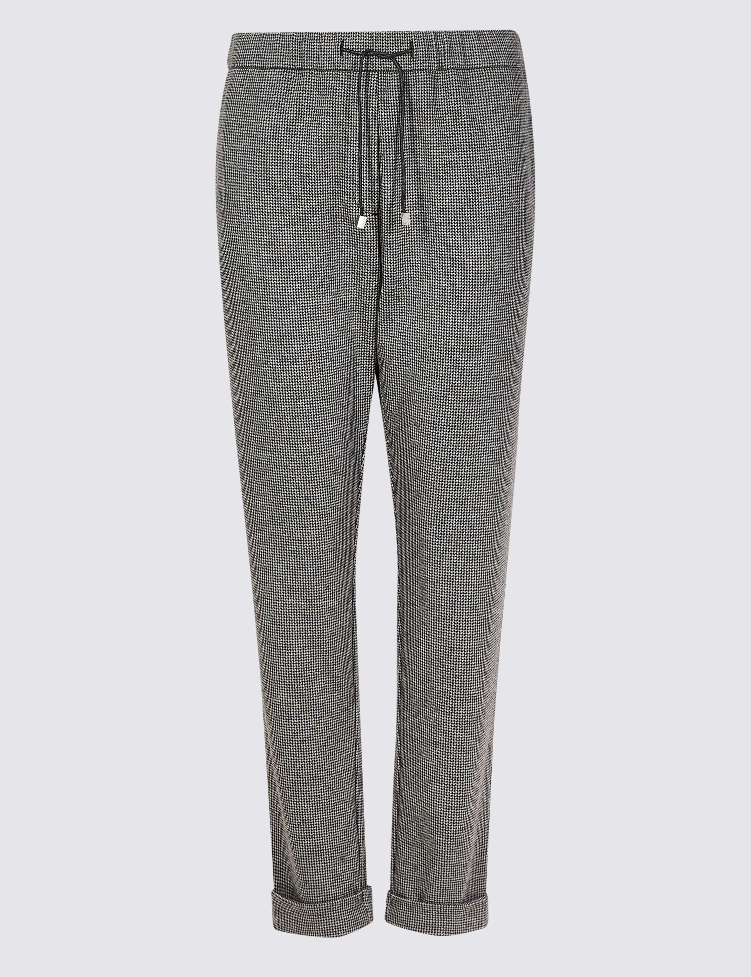Checked Tapered Leg Trousers 2 of 6