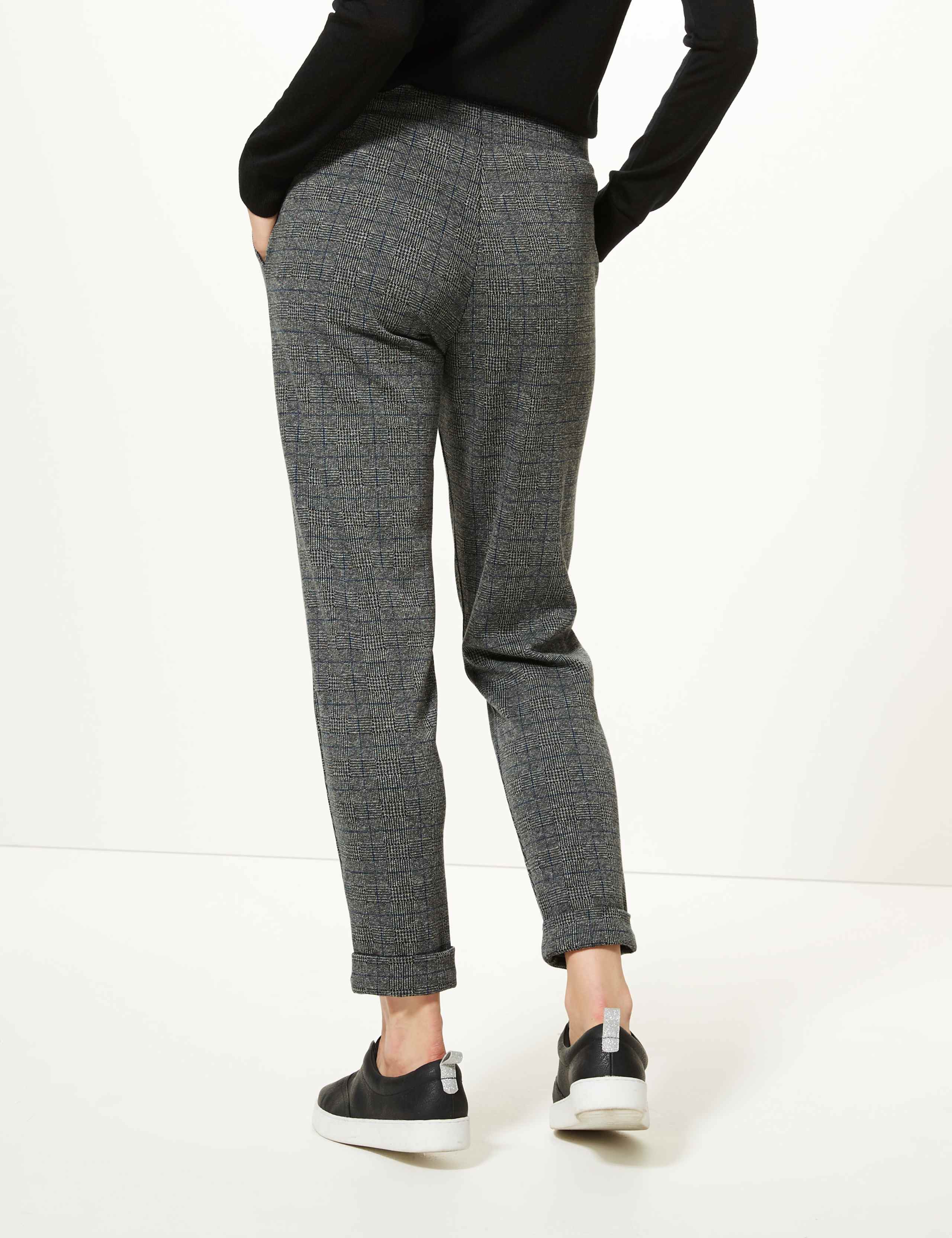 Checked Slim Leg Trousers 3 of 5