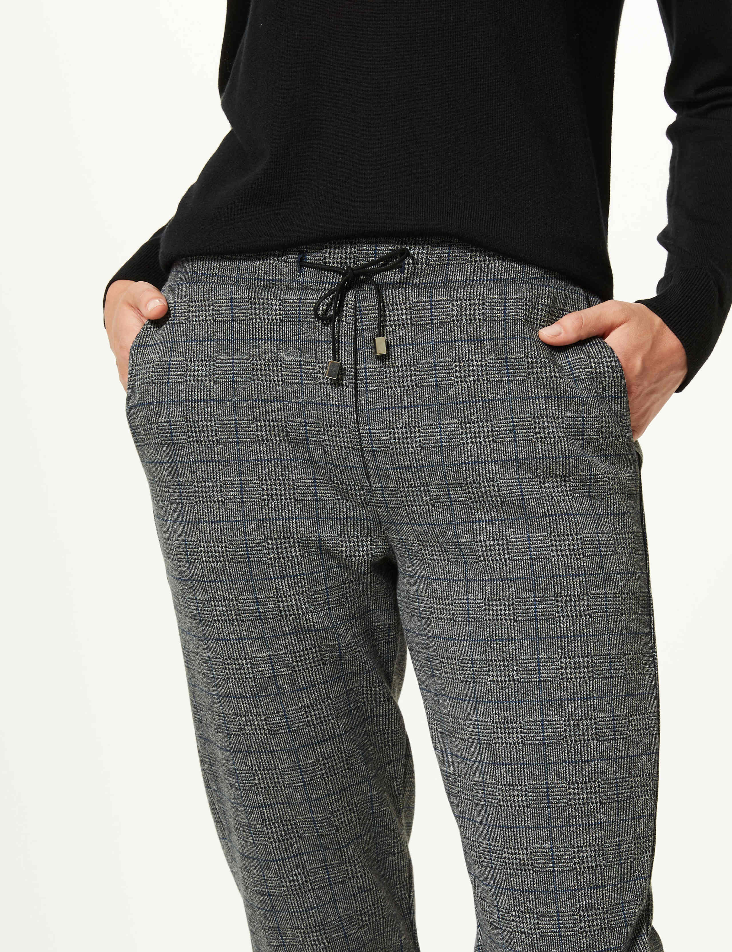 Checked Slim Leg Trousers 4 of 5