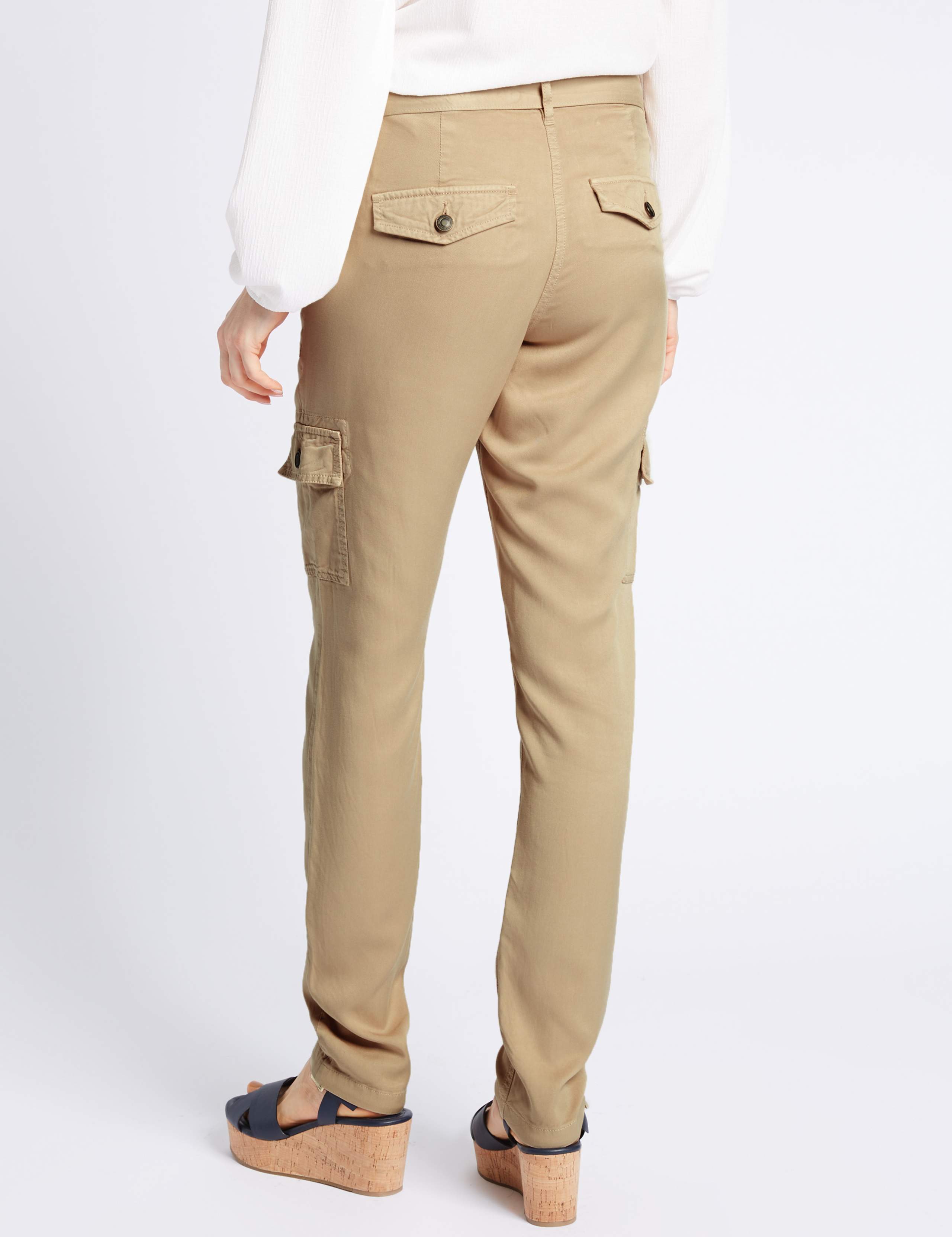 Pure Modal Cargo Trousers 4 of 6