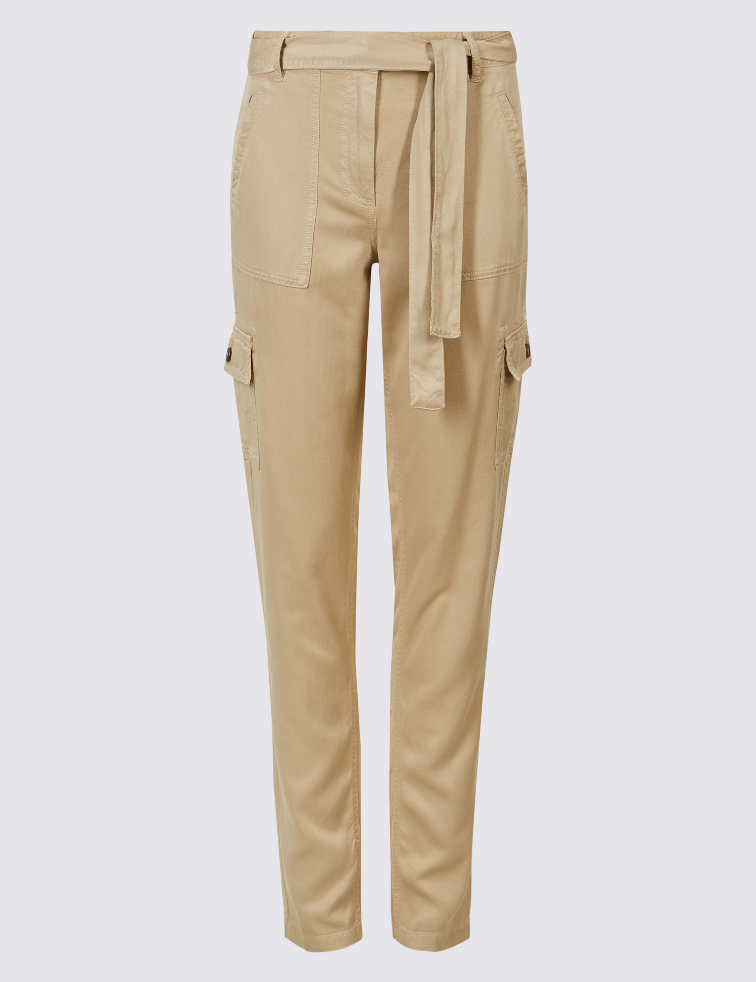 Pure Modal Cargo Trousers 2 of 6