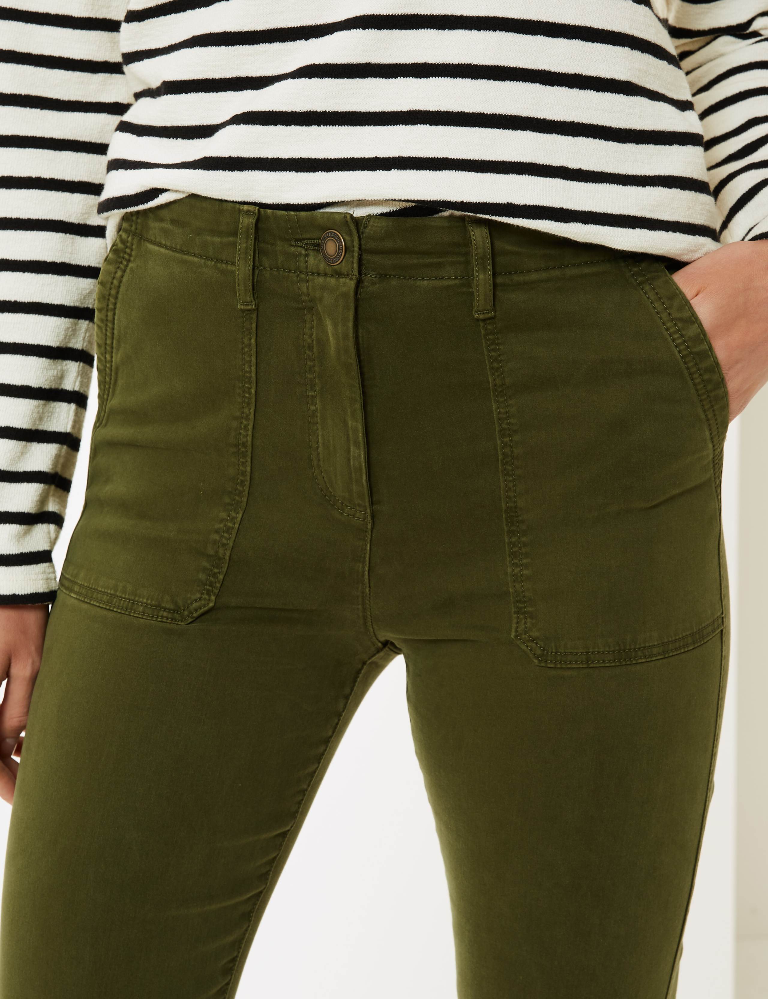 High Waist Skinny Leg Trousers 4 of 5