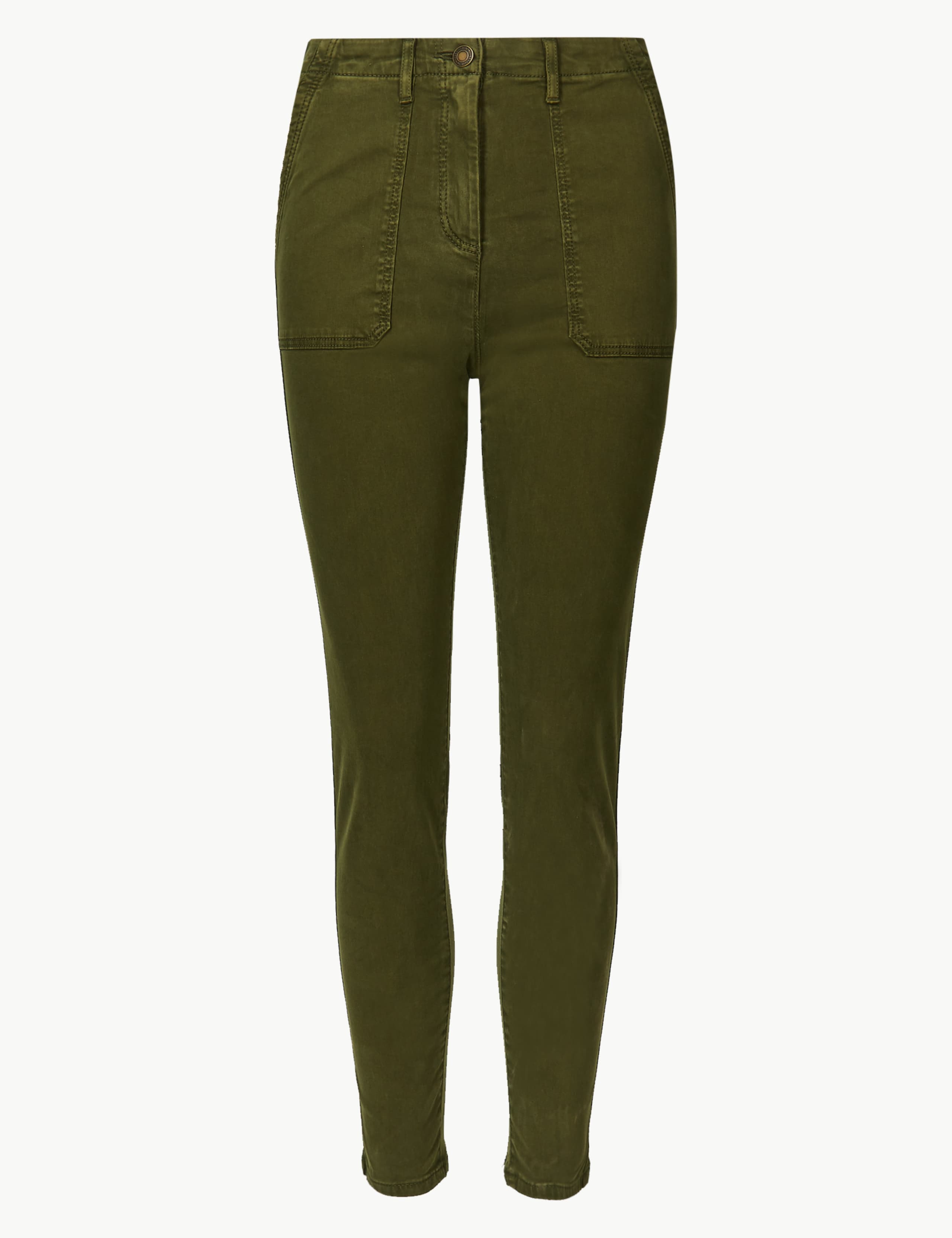High Waist Skinny Leg Trousers 2 of 5