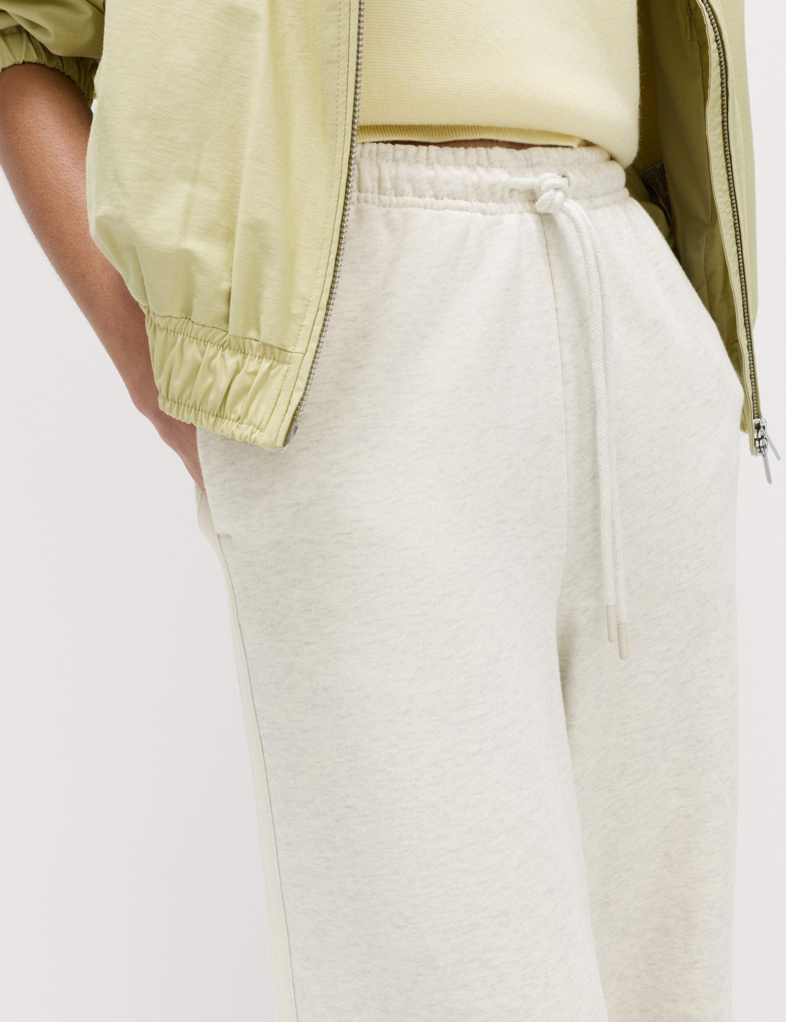 Pure Cotton Side Stripe Wide Leg Joggers 4 of 7