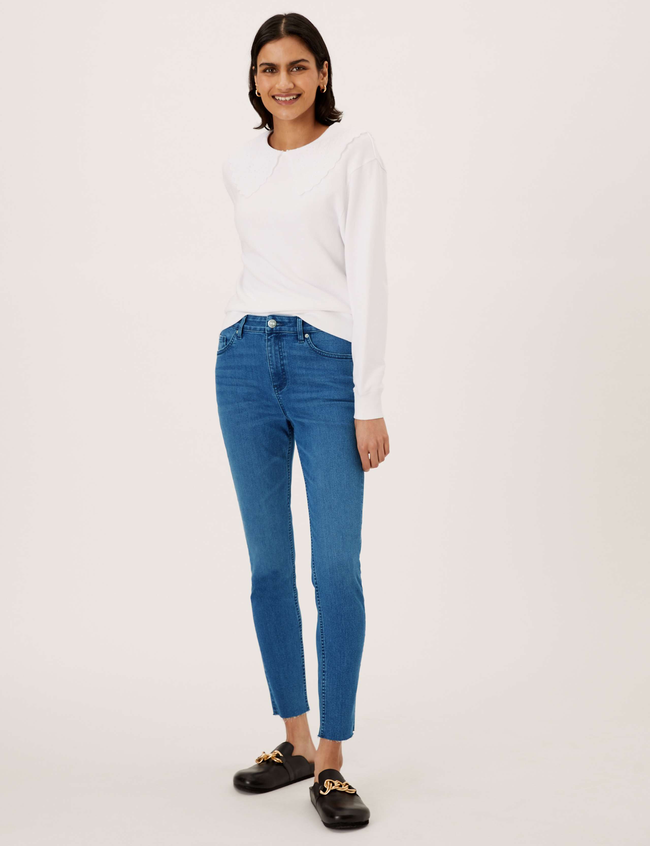 Ivy Raw Hem Skinny Jeans 1 of 5