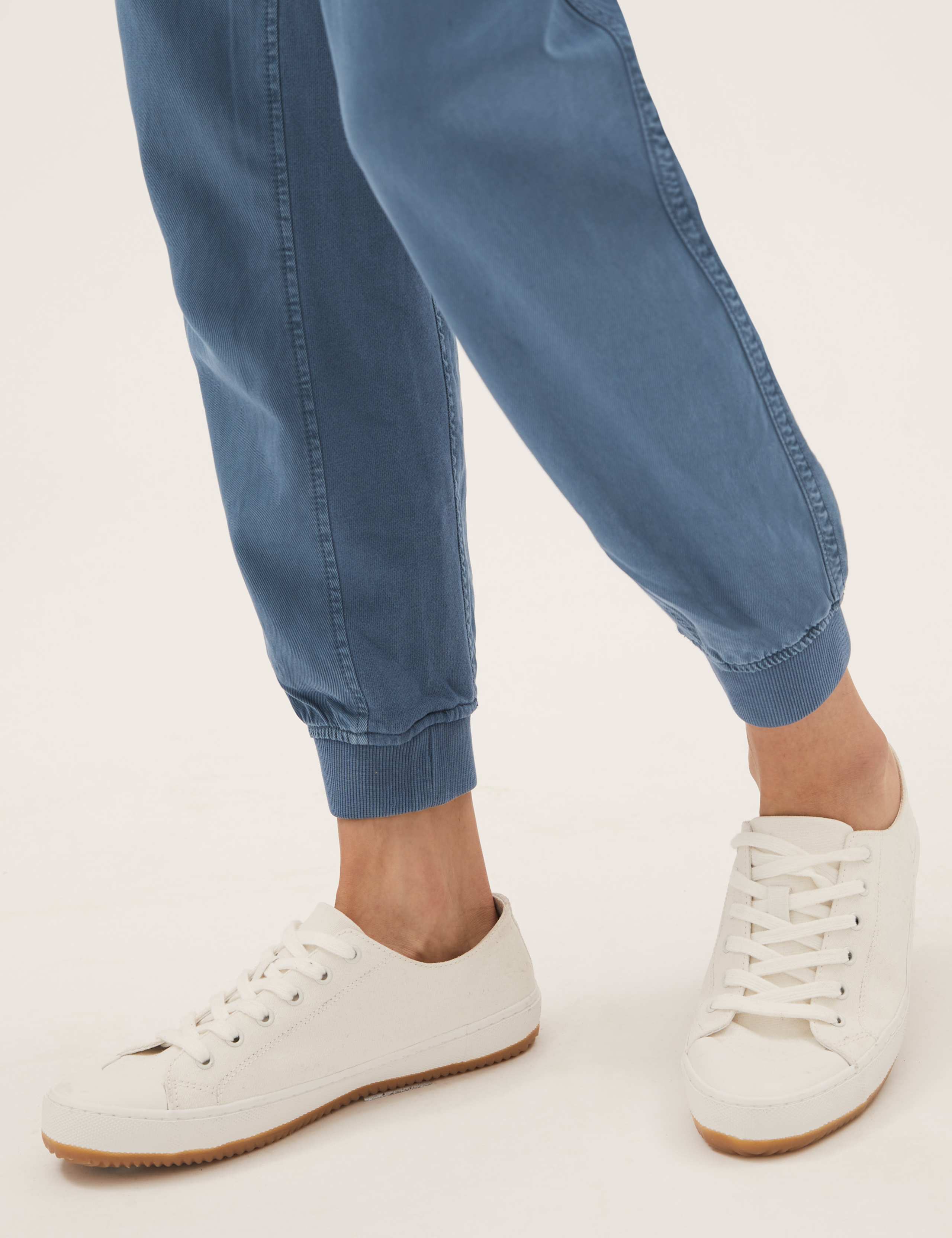 Tencel™ Blend Cuffed Ankle Grazer Joggers 4 of 5