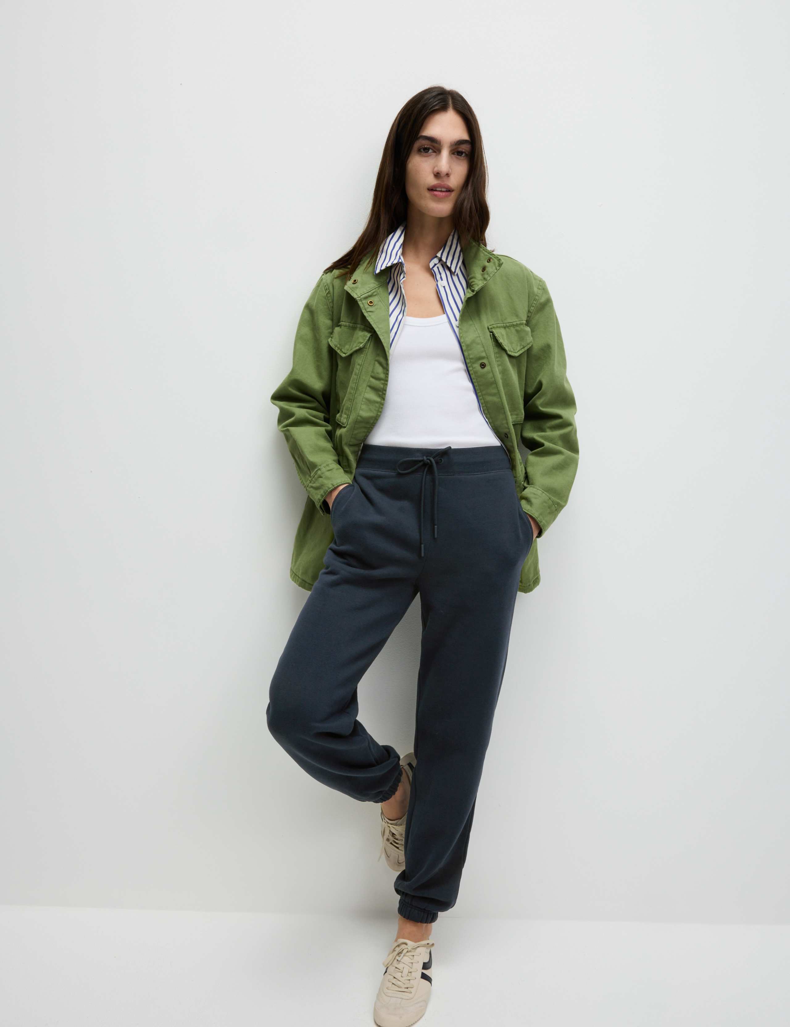Cotton Rich Drawstring Cuffed Joggers 4 of 5