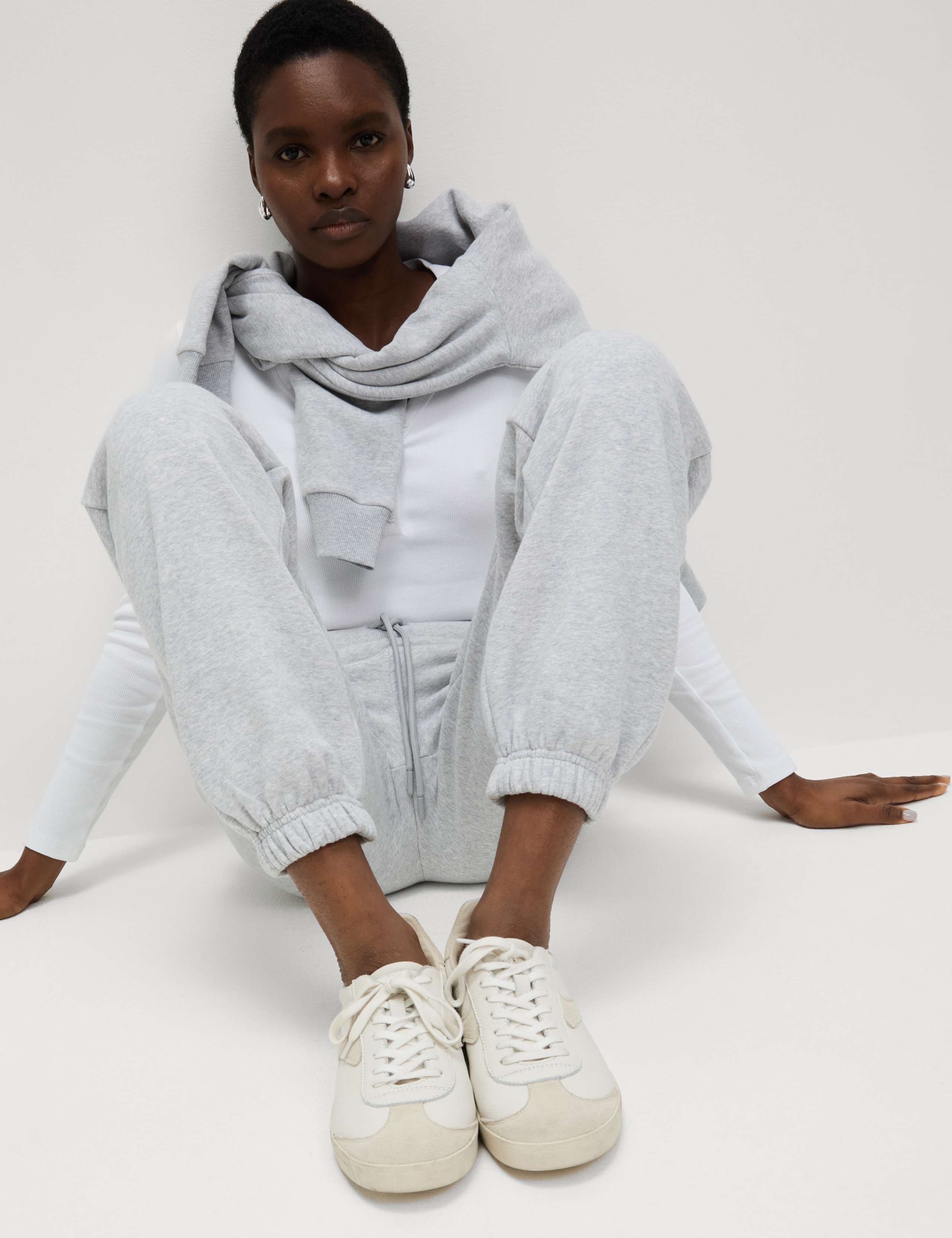 Cotton Rich Drawstring Cuffed Joggers 3 of 6