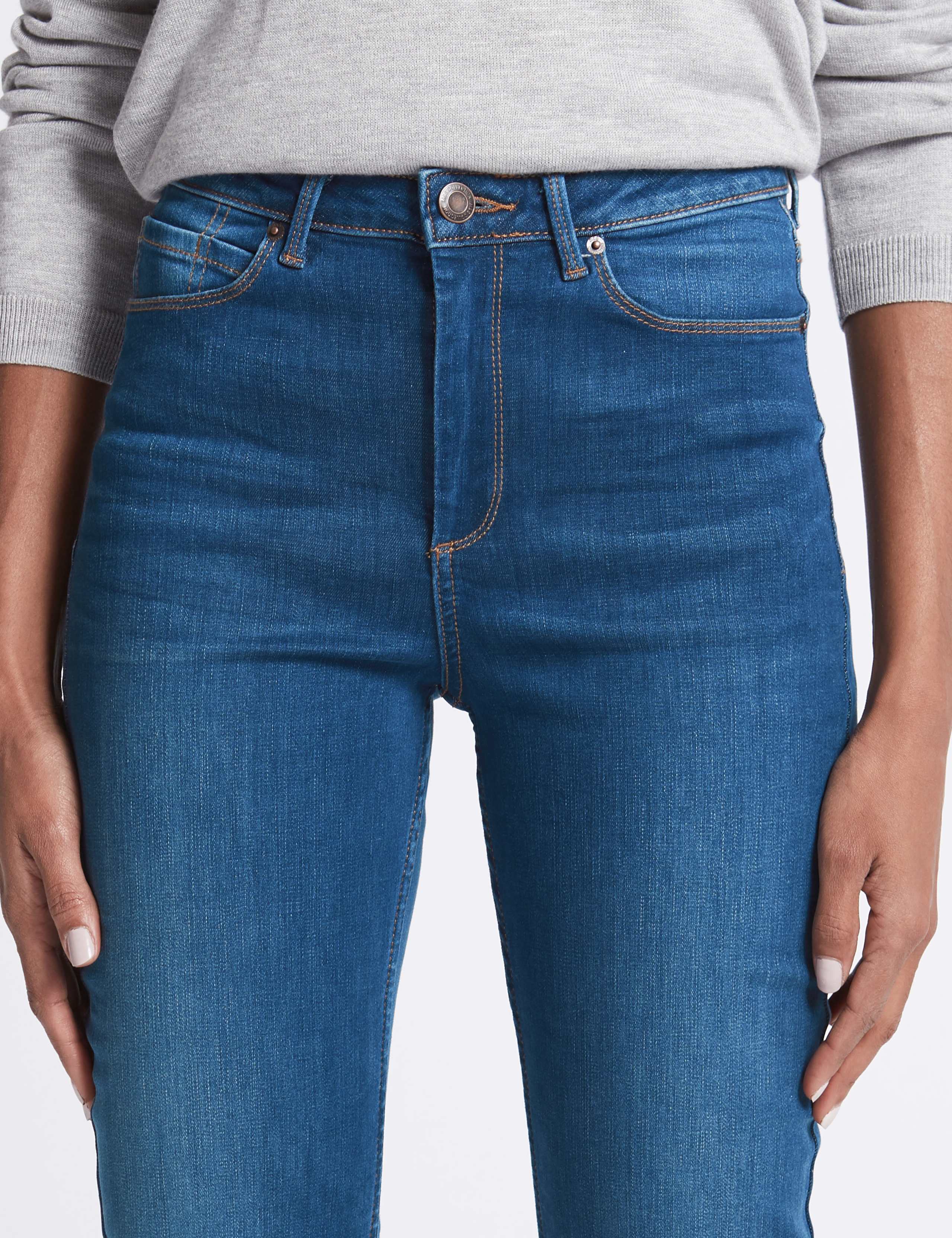 Sculpt & Lift Mid Rise Straight Leg Jeans 6 of 7