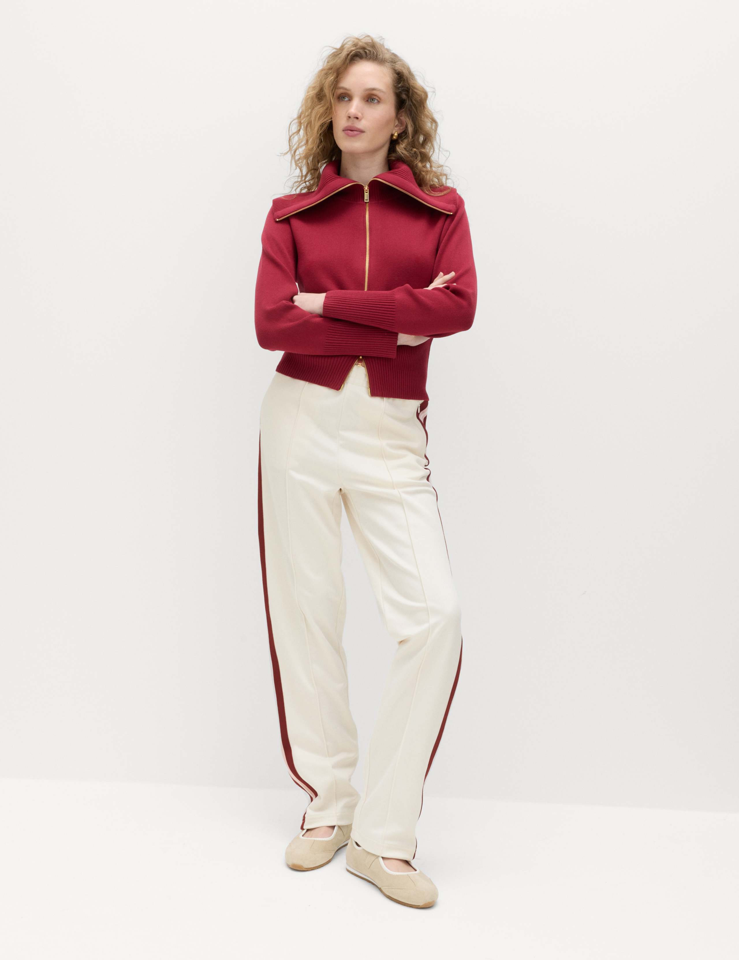 Cotton Rich Retro Side Stripe Joggers 3 of 7