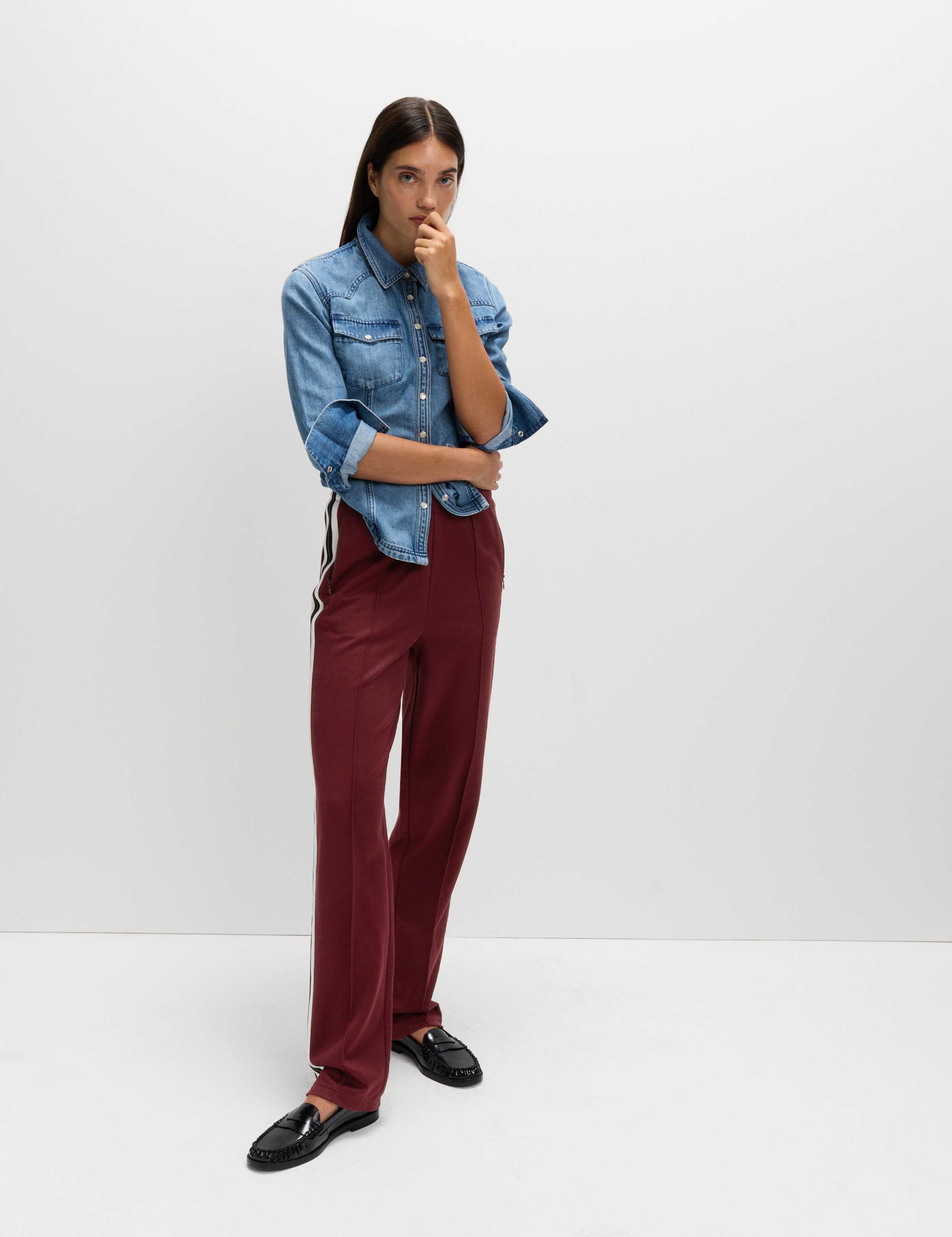 Cotton Rich Retro Side Stripe Joggers 3 of 6