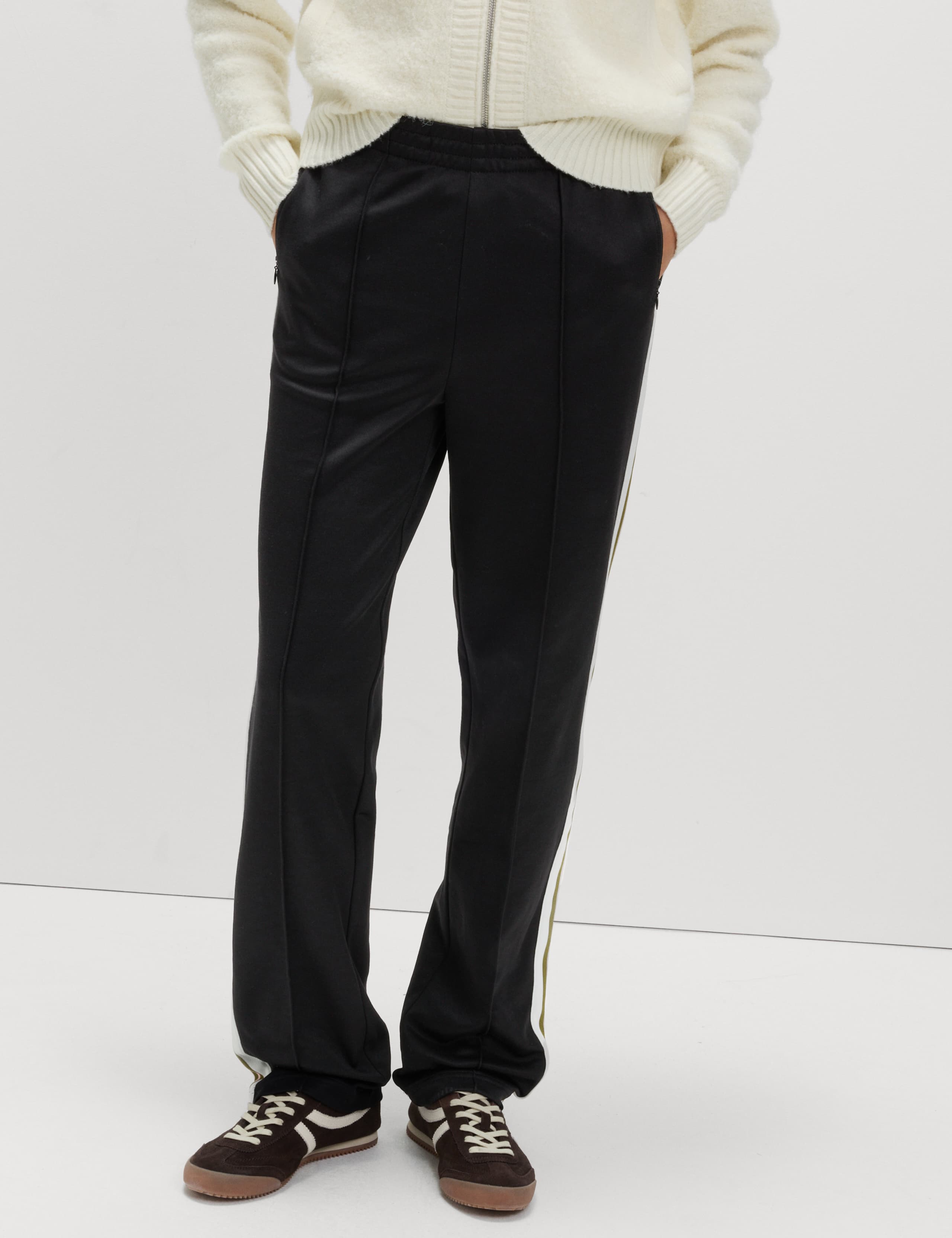 Cotton Rich Retro Side Stripe Joggers 3 of 5