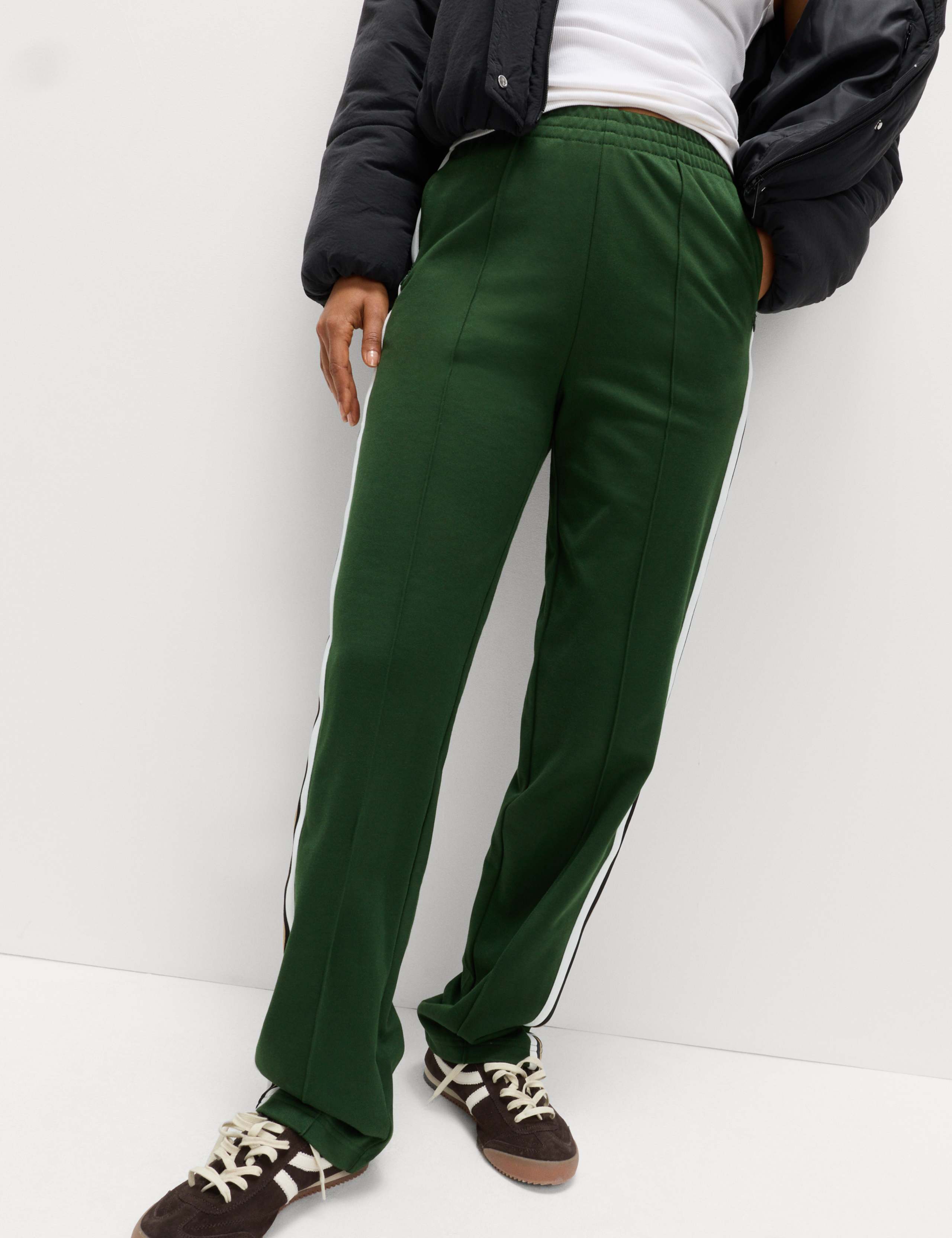 Cotton Rich Retro Side Stripe Joggers 4 of 6